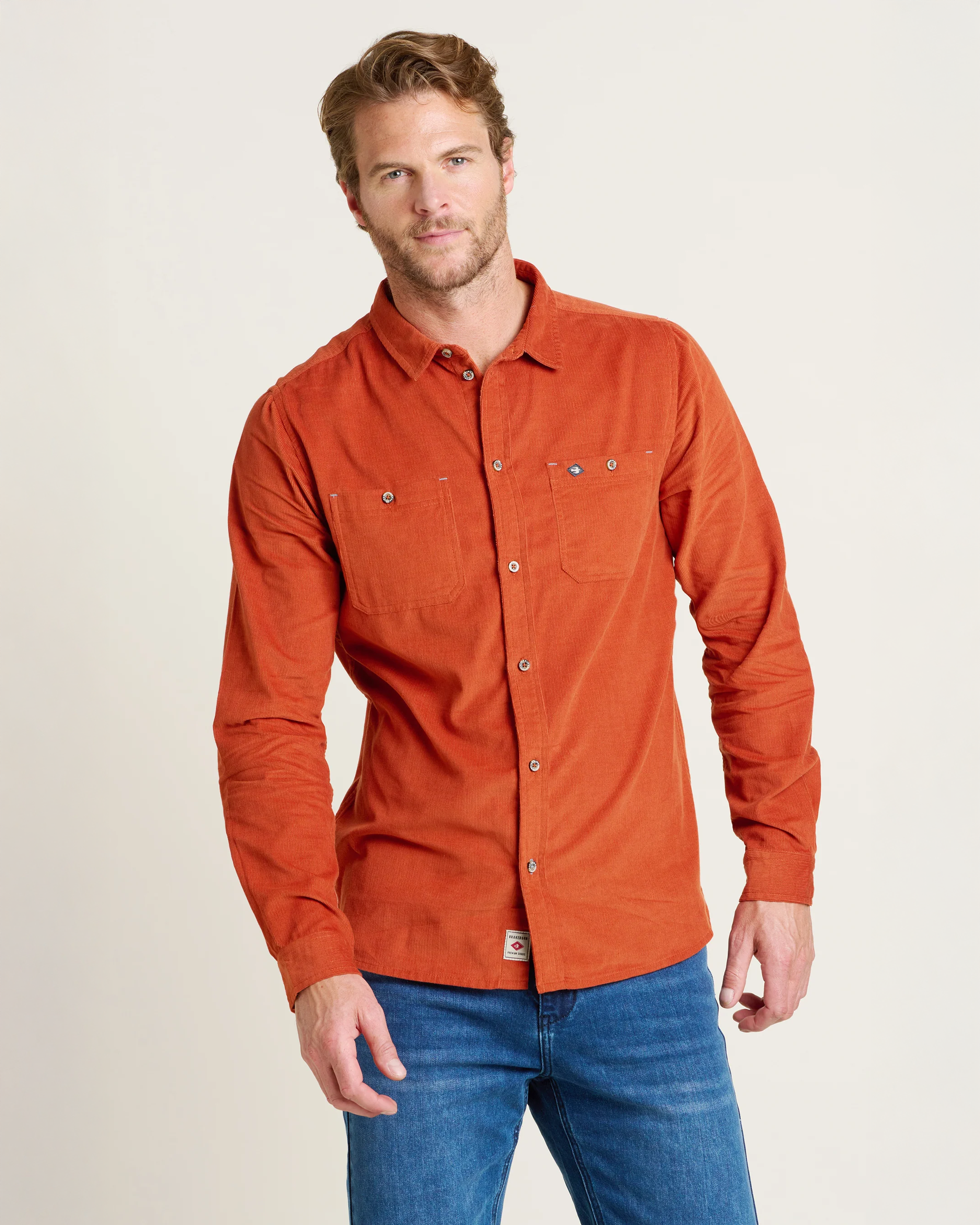 Brakeburn Cord Shirt | Rust
