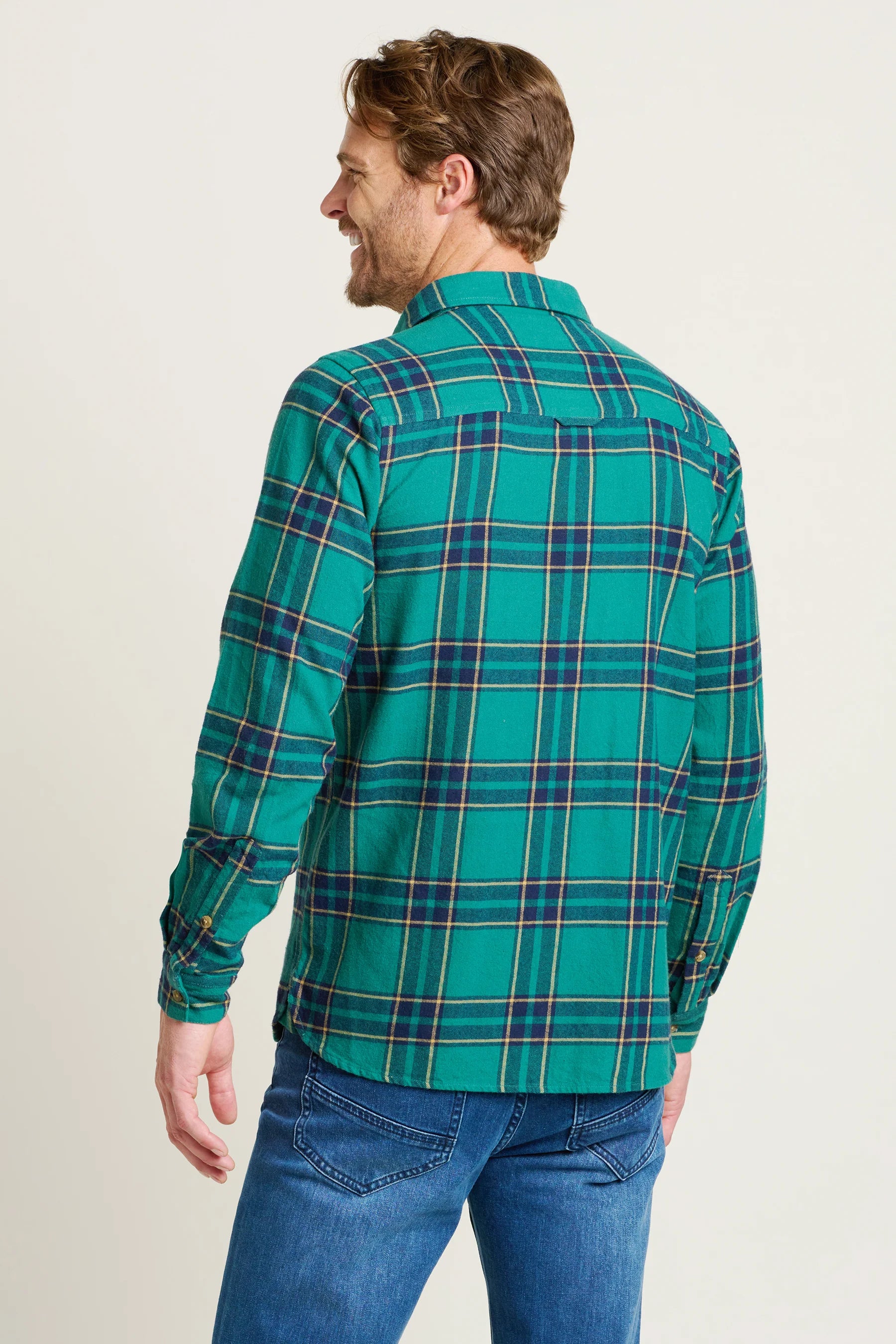 Brakeburn Check Shirt | Green