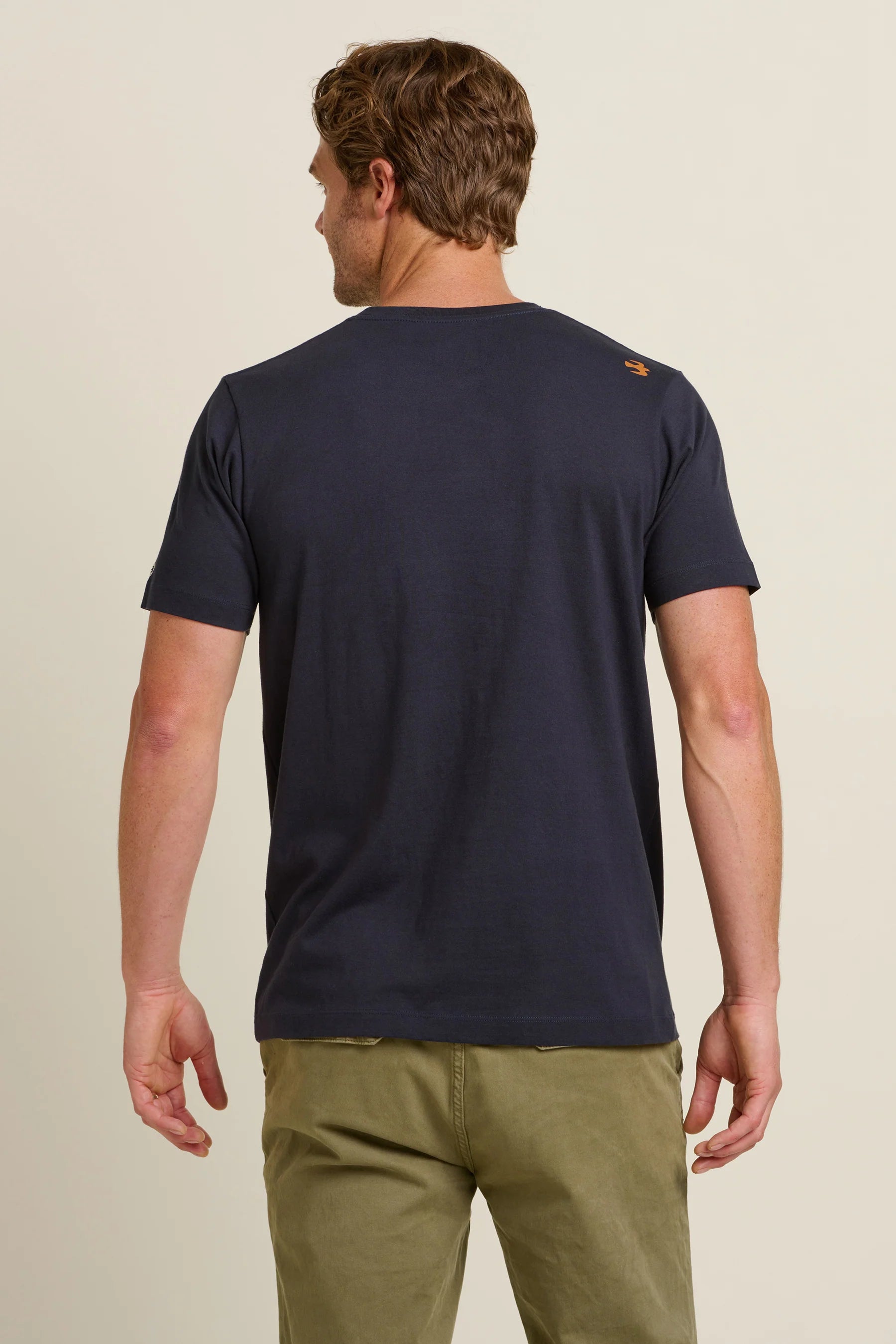 Brakeburn Half Tone Surf Tee | Navy