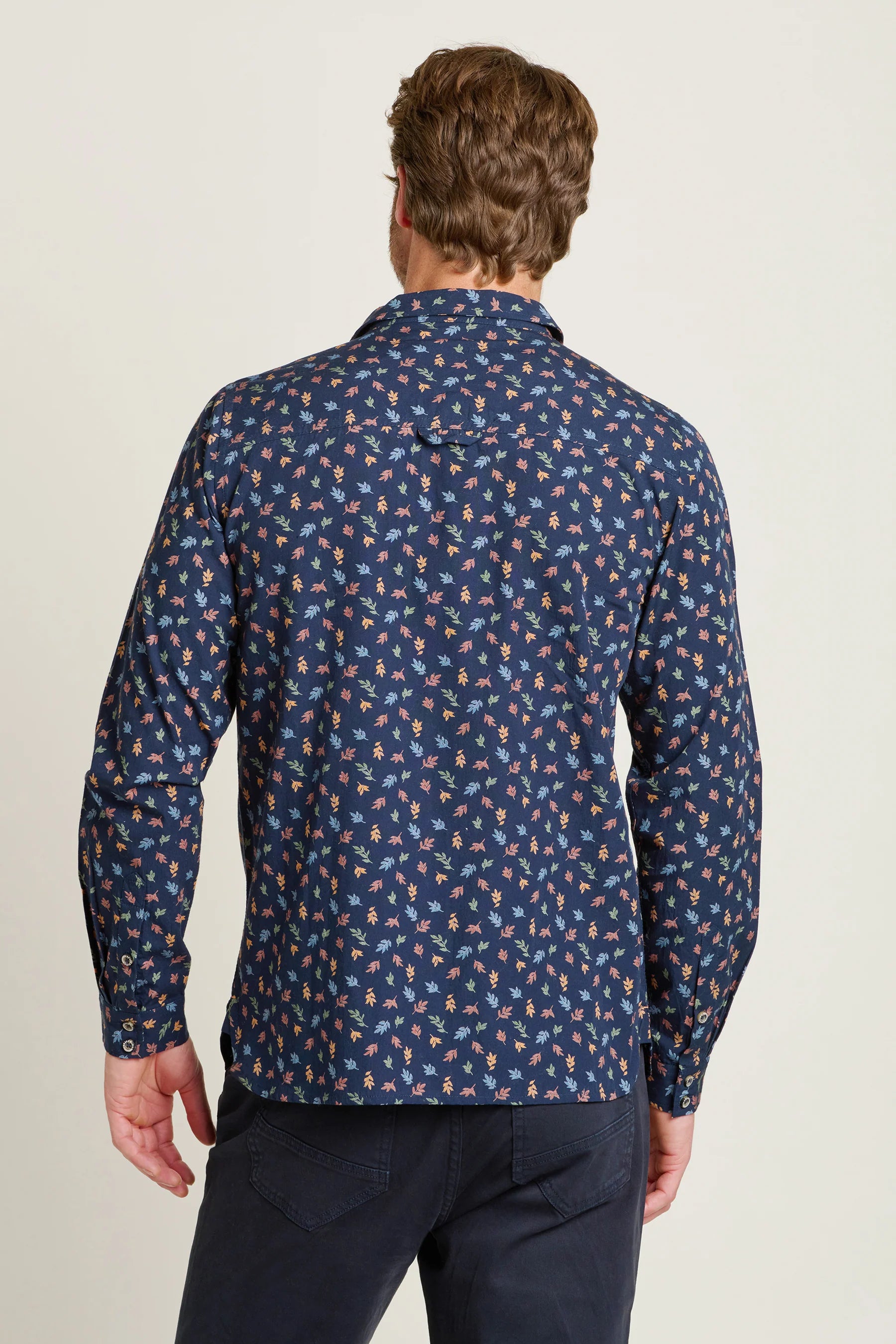 Brakeburn Leaf Print Shirt