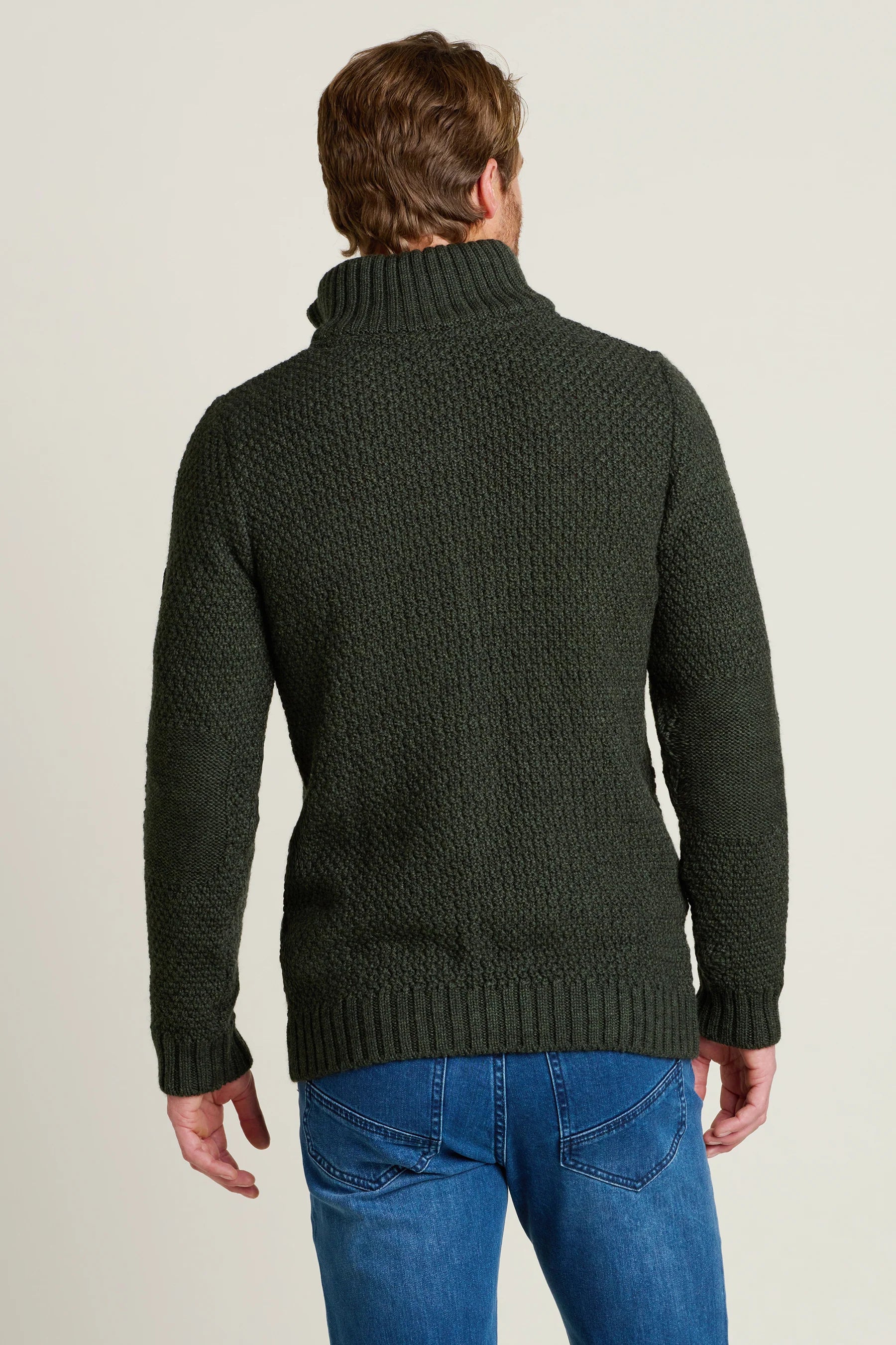 Brakeburn Quarter Zip Jumper | Green