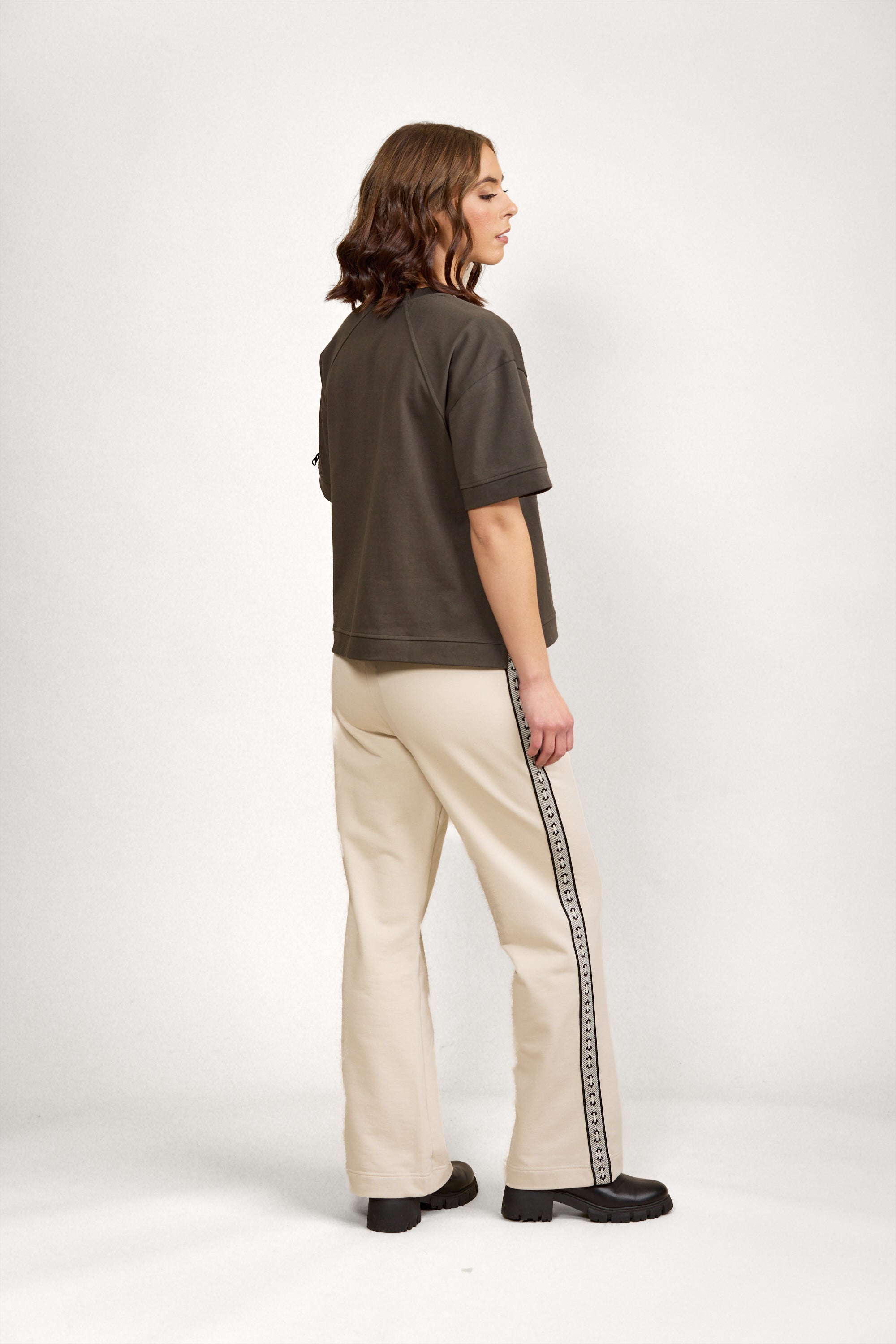 Knewe 7101 Rebel Wide Leg | Stone