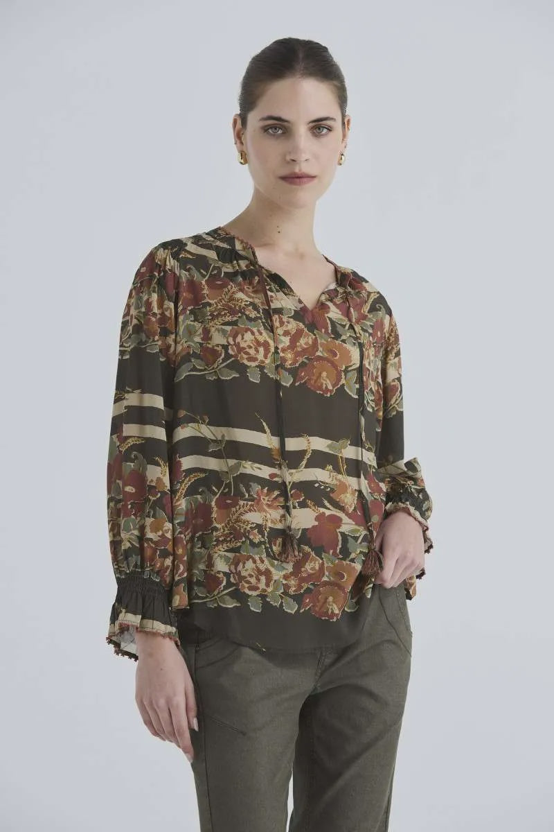Lania-Jasmine Print Top