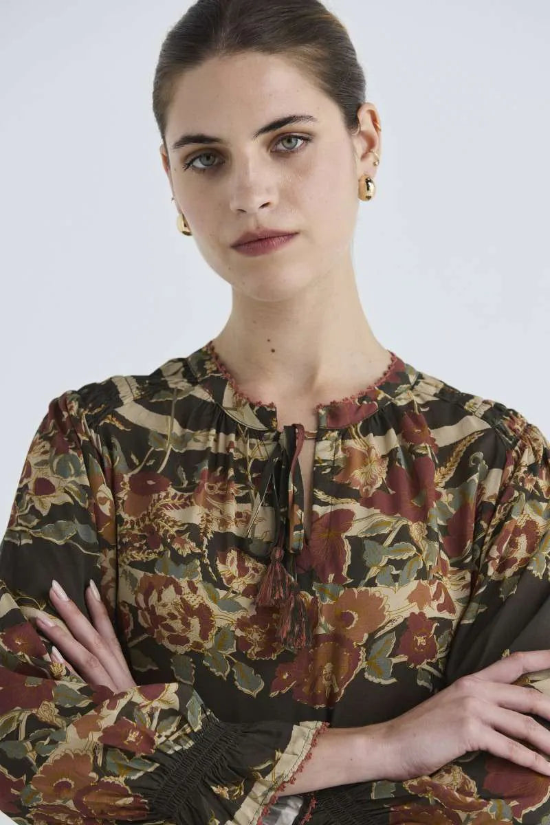 Lania-Jasmine Print Top