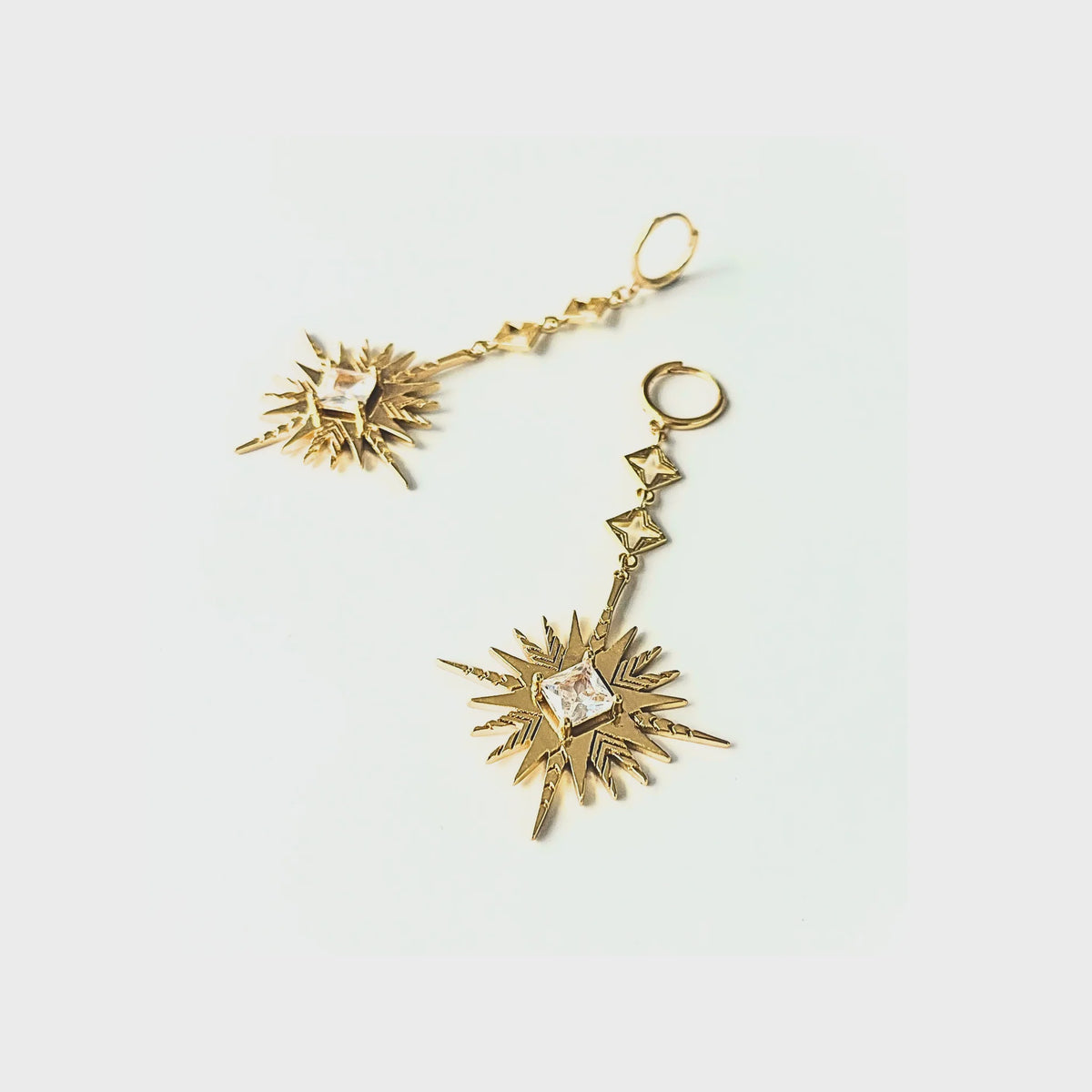 Lindi Kingi Byzante Solar Earrings |Gold