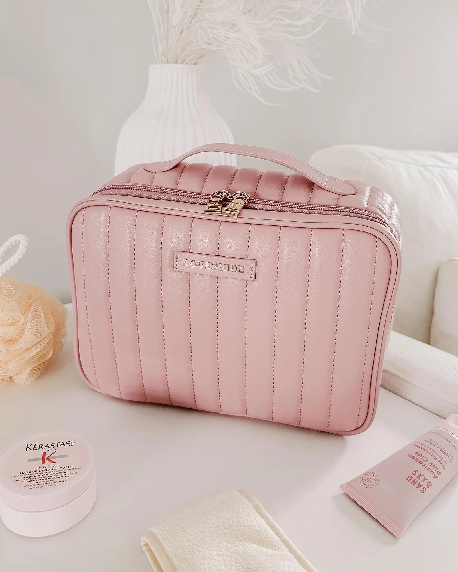 Louenhide-Maggie Cosmetic Case Pale Pink
