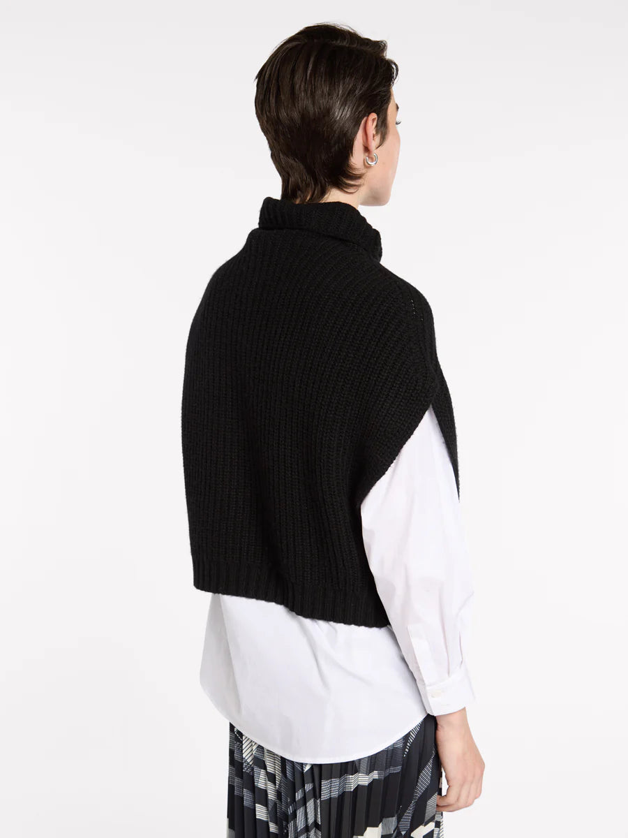 Marco Polo Chunky Knit Pull Over | Black