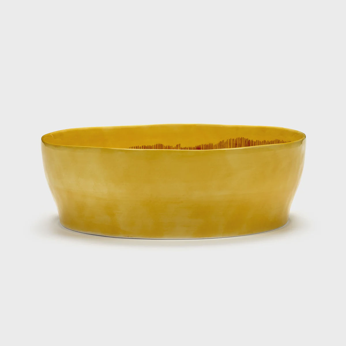 Ottolenghi | Salad Bowl Yellow / Red Stripes
