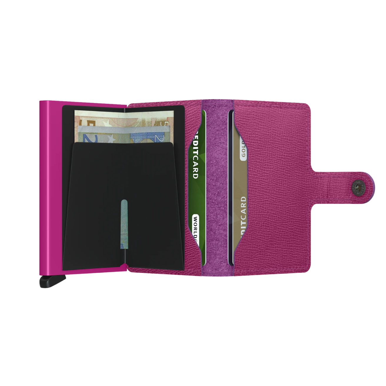 Secrid Mini Wallet Crisple | Fuchsia