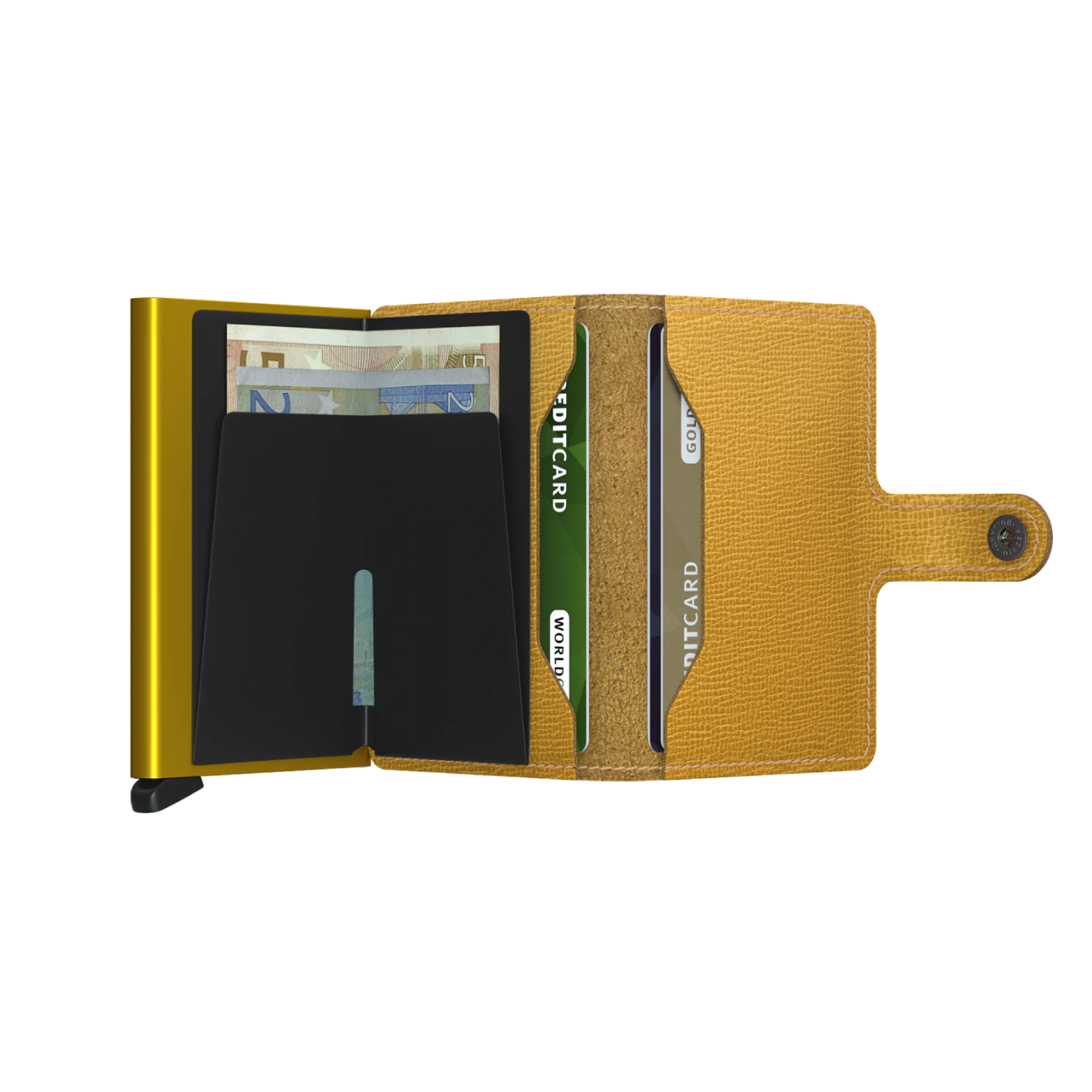 Secrid Mini Wallet Crisple | Ochre