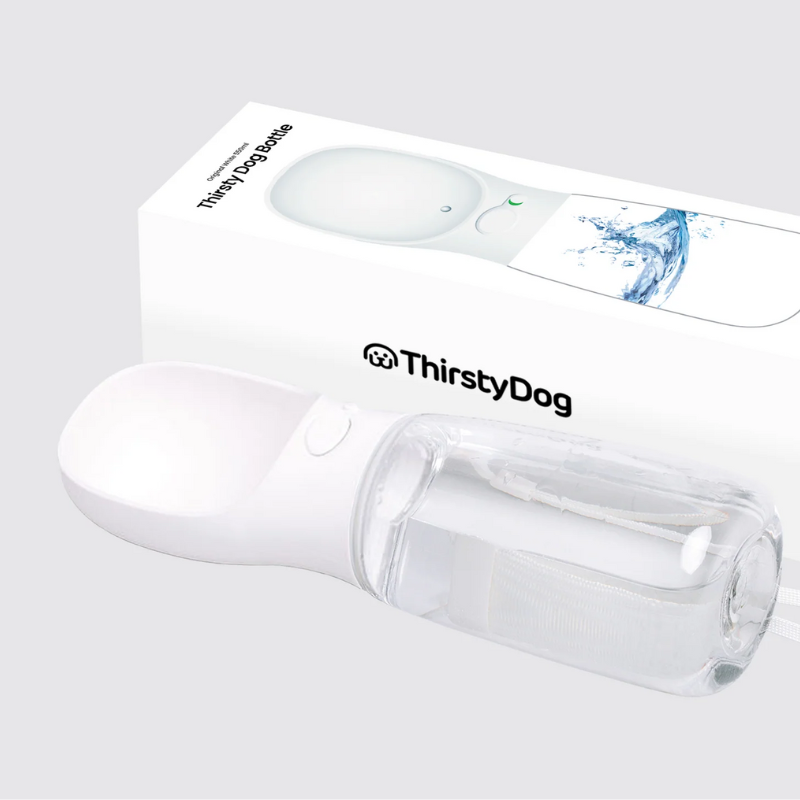Thirsty Dog Bottle | White