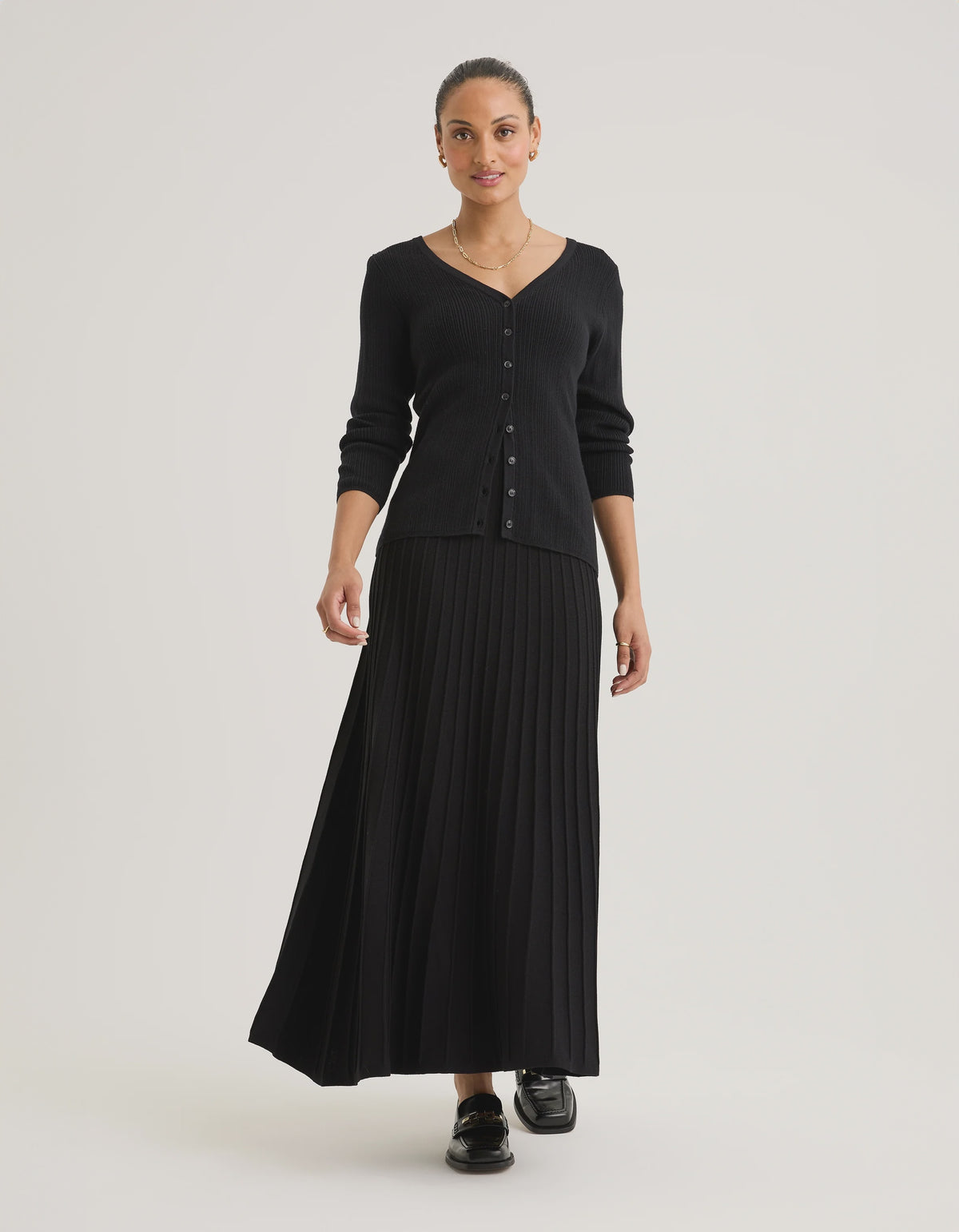 Yarra Trail Mica Cardi | Black