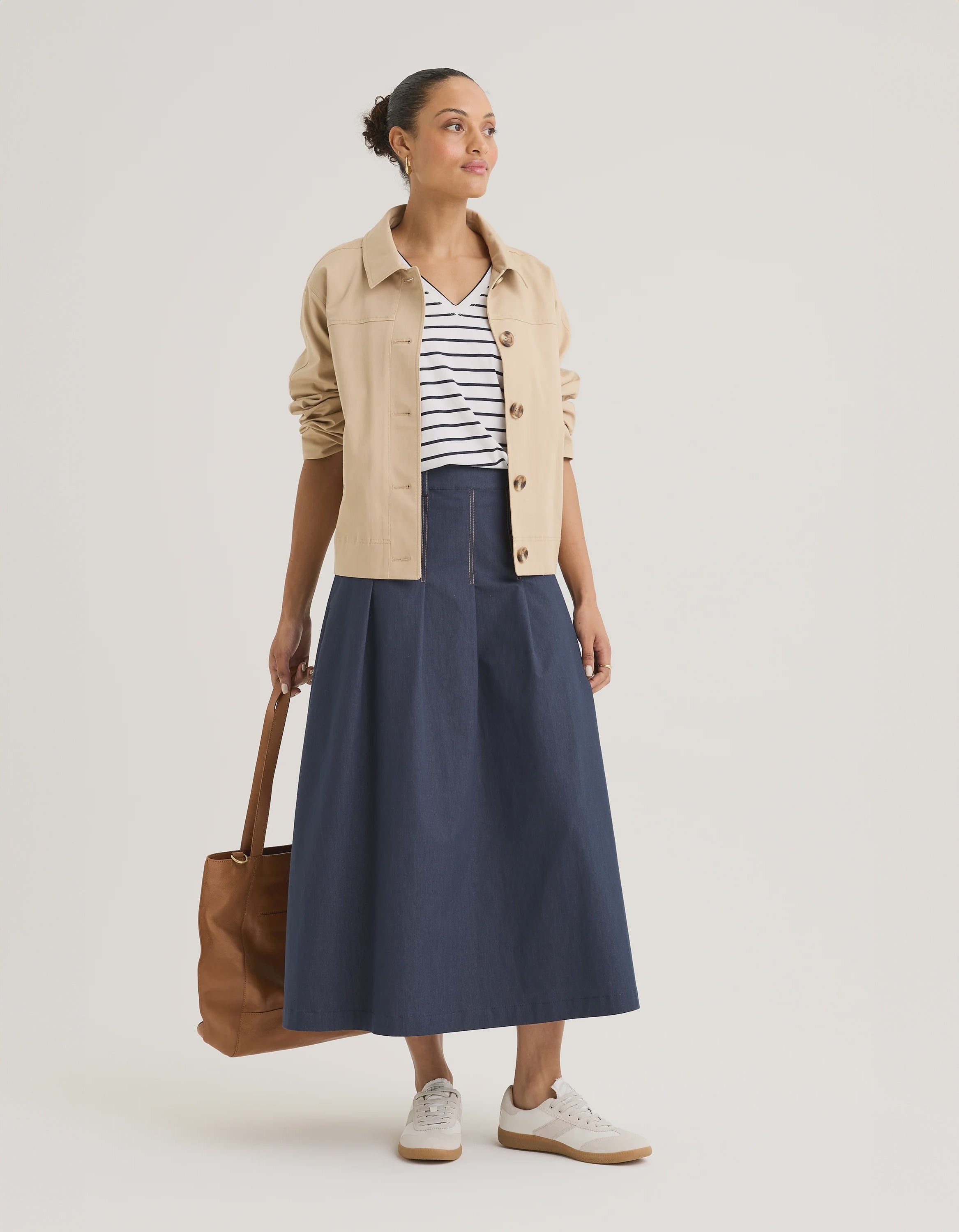 Yarra Trail Mila Shacket| Camel