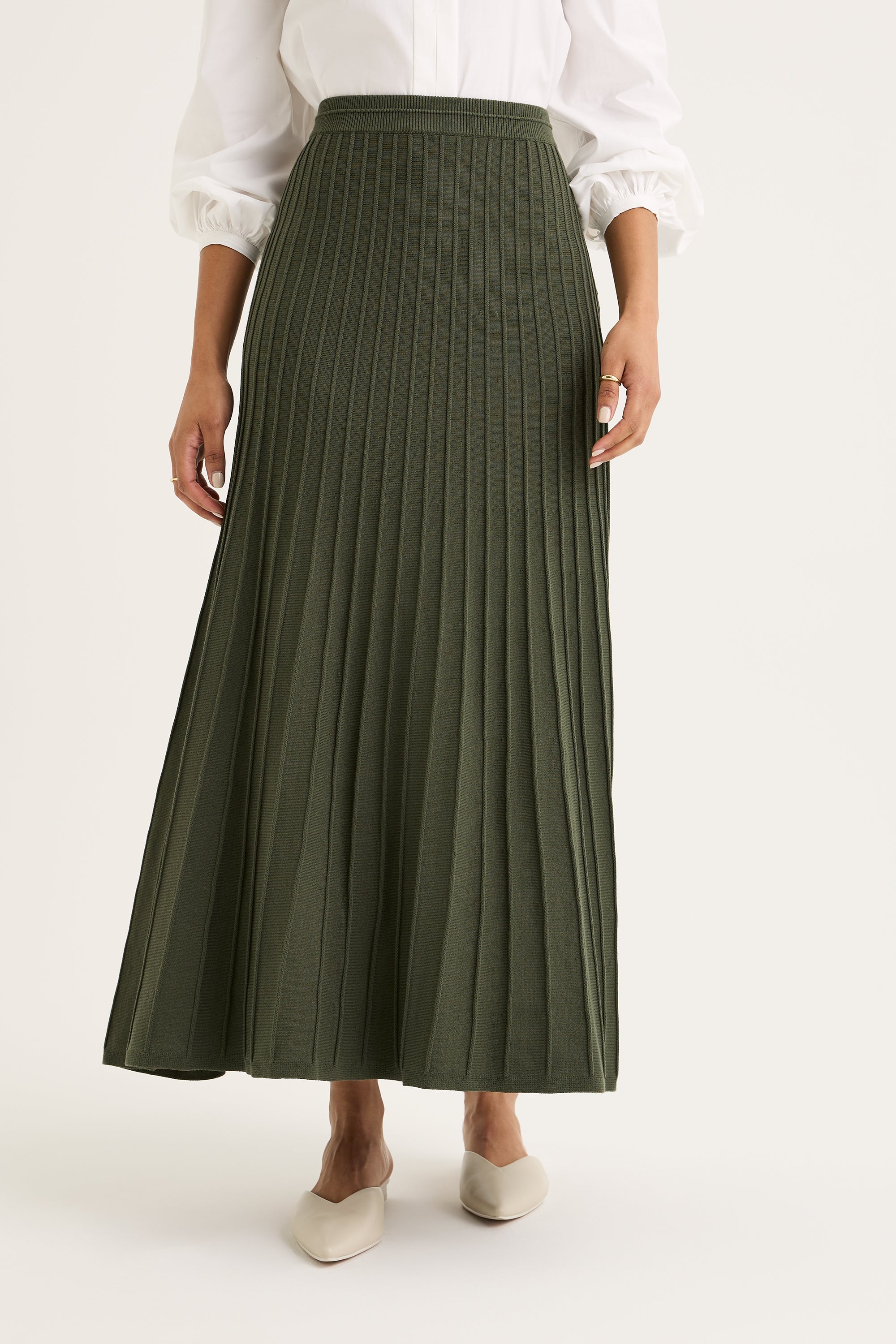 Yarra Trail Cedar Skirt | Khaki