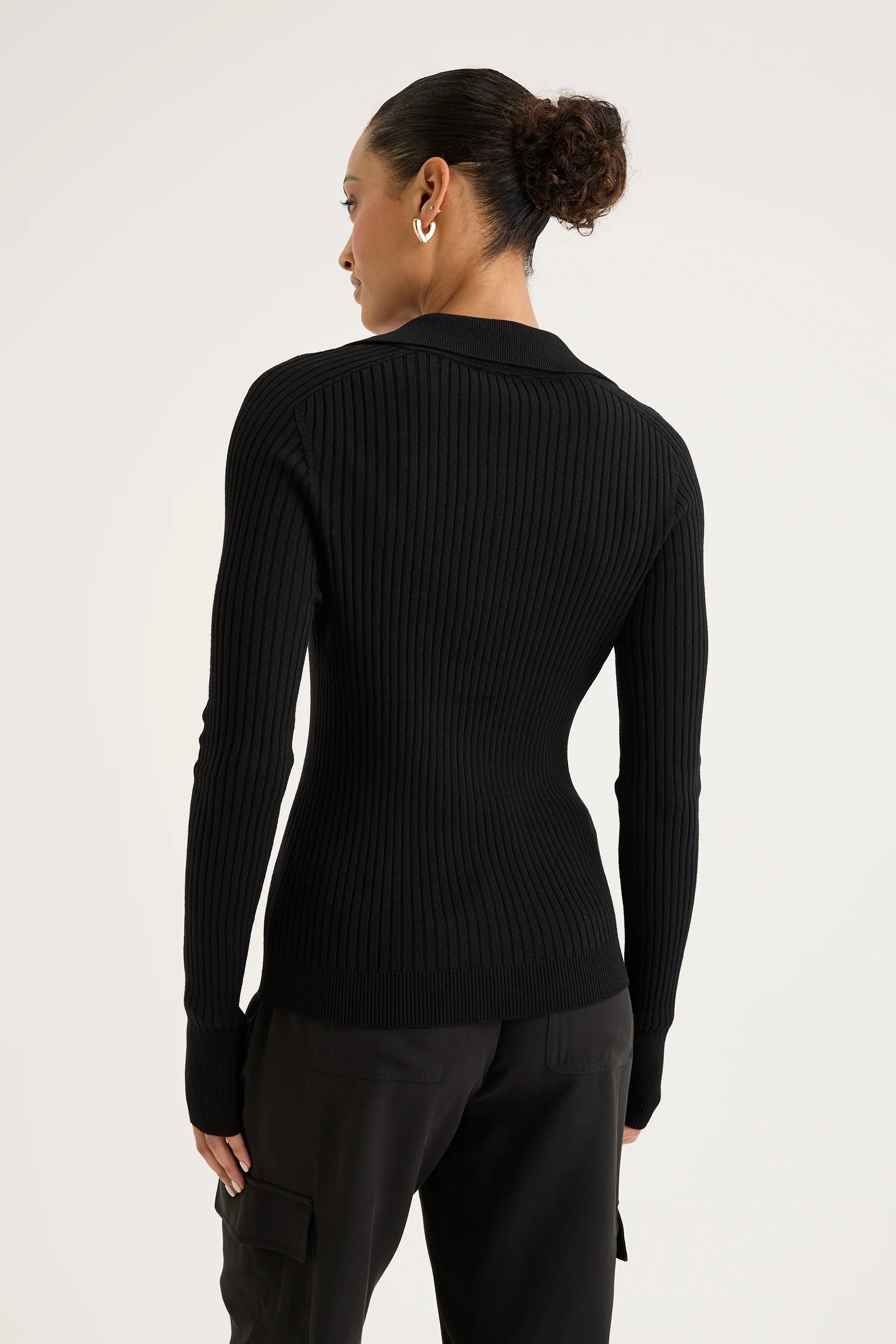 Yarra Trail Maple Cardi | Black