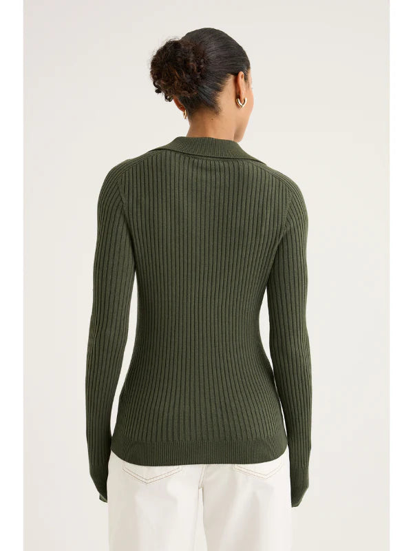 Yarra Trail Maple Cardi | Khaki