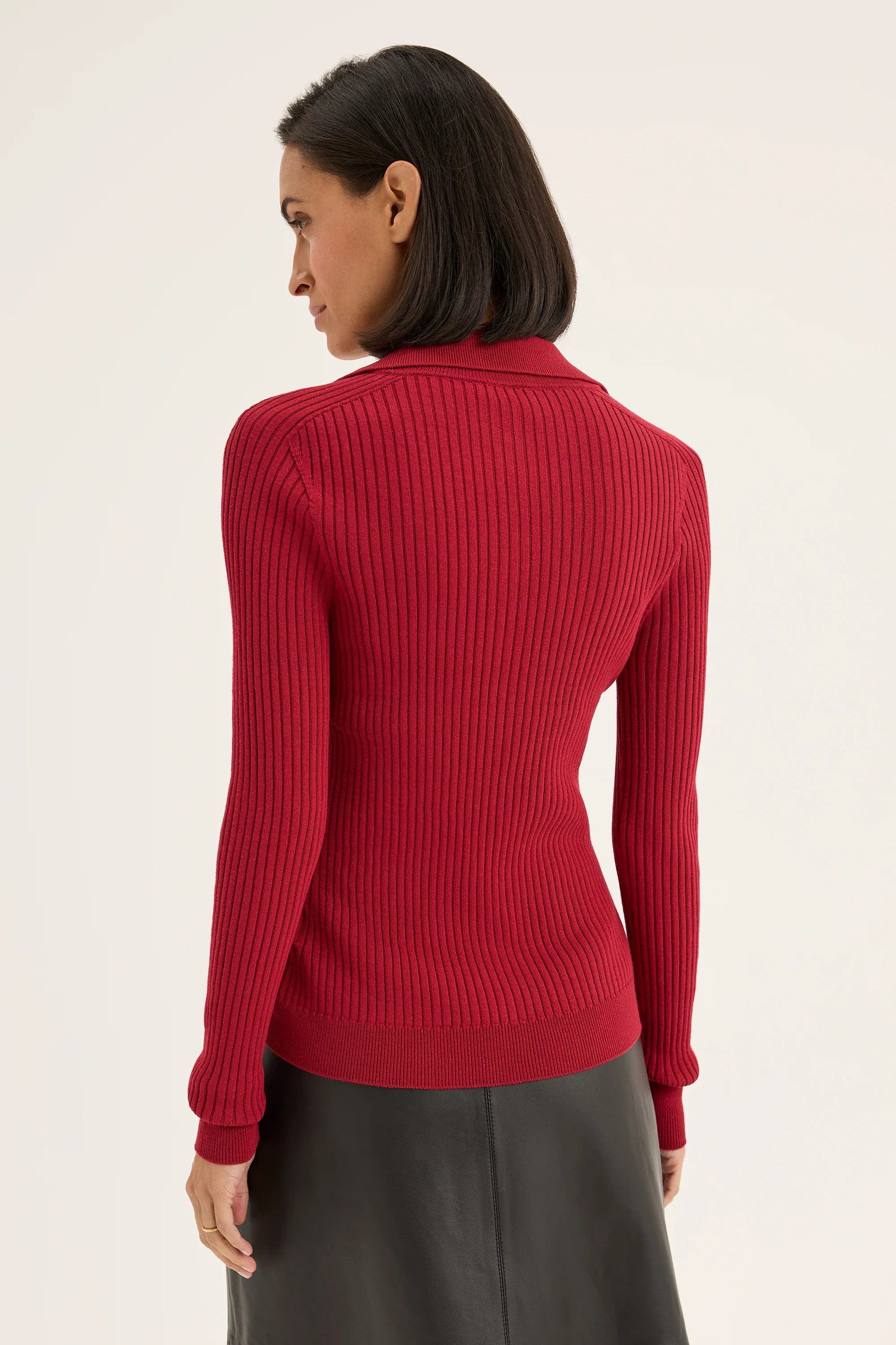 Yarra Trail Maple Cardi | Scarlet