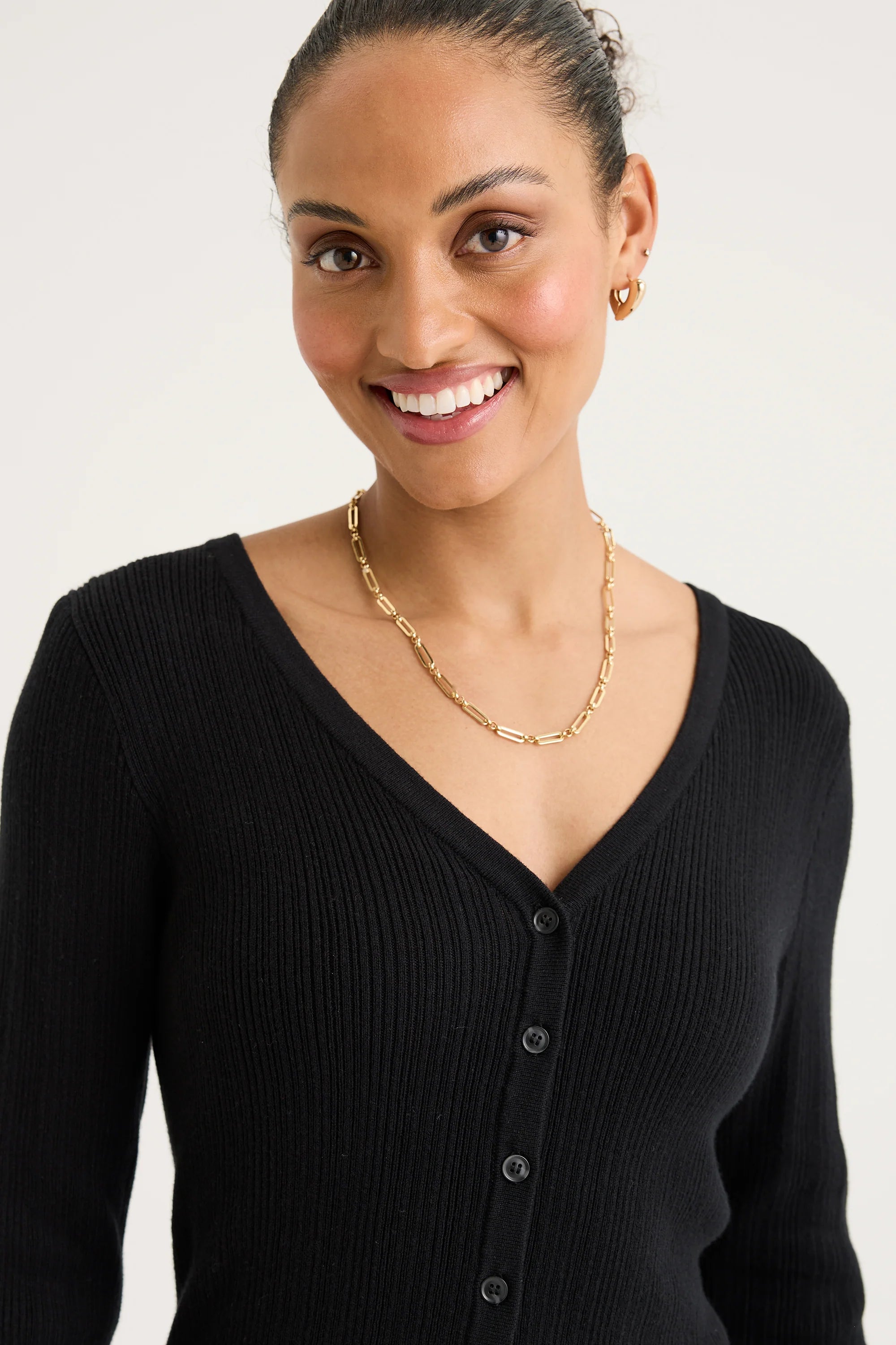 Yarra Trail Mica Cardi | Black