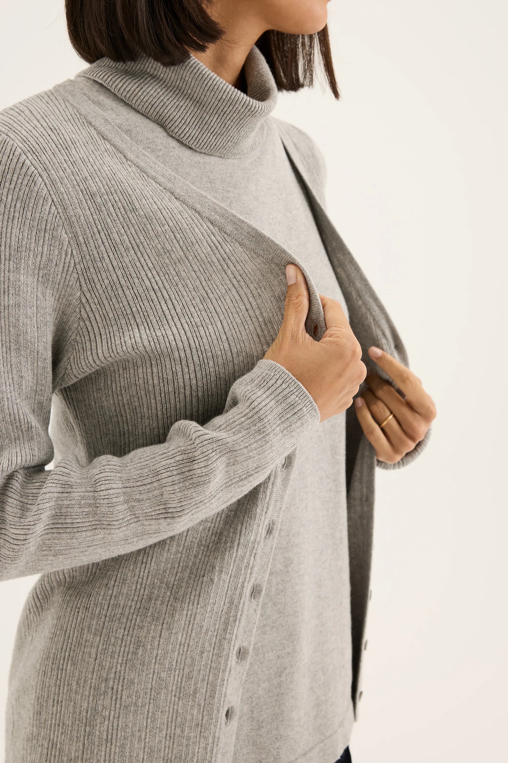 Yarra Trail Mica Cardi | Silver Marle