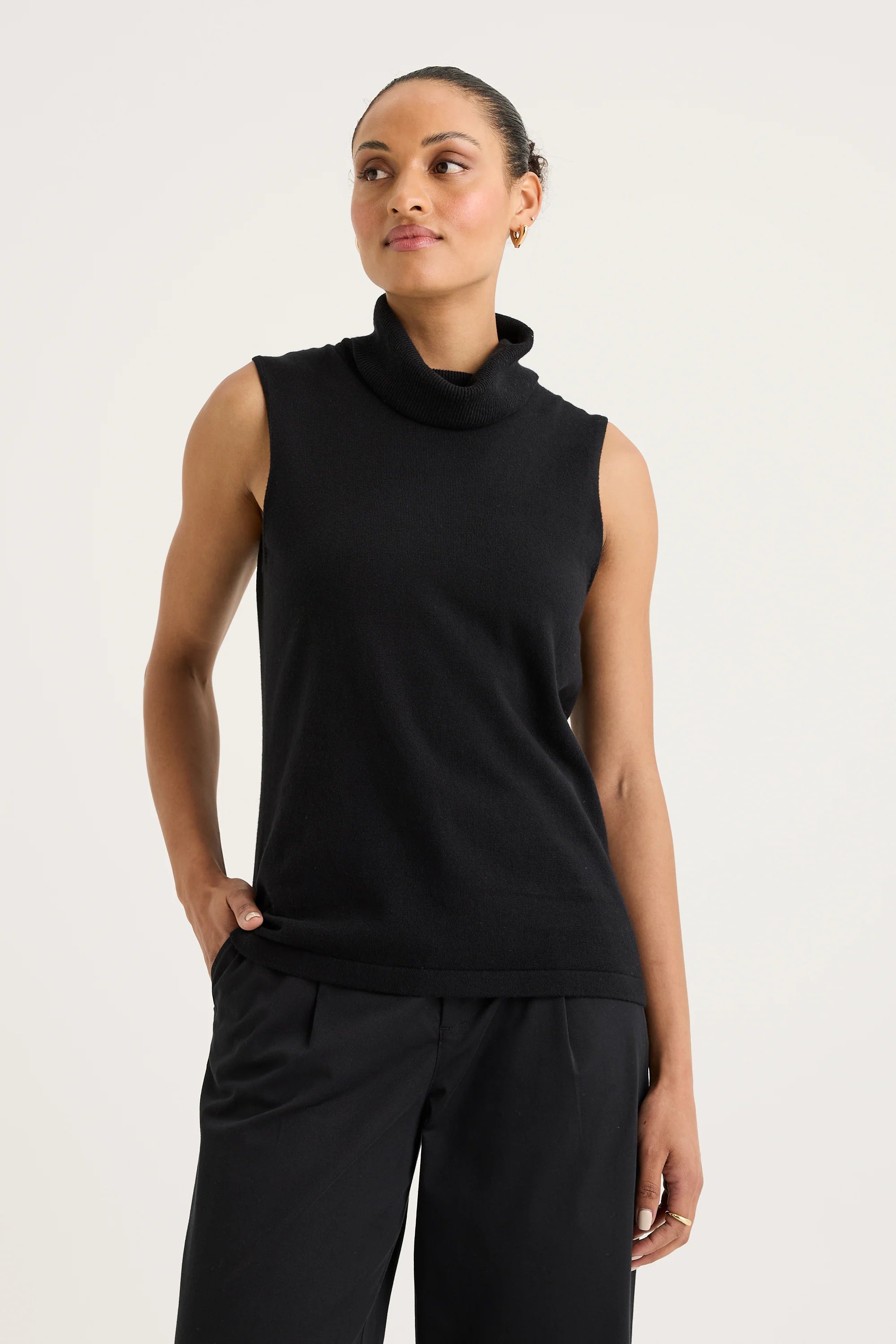 Yarra Trail Tranquil Knit | Black