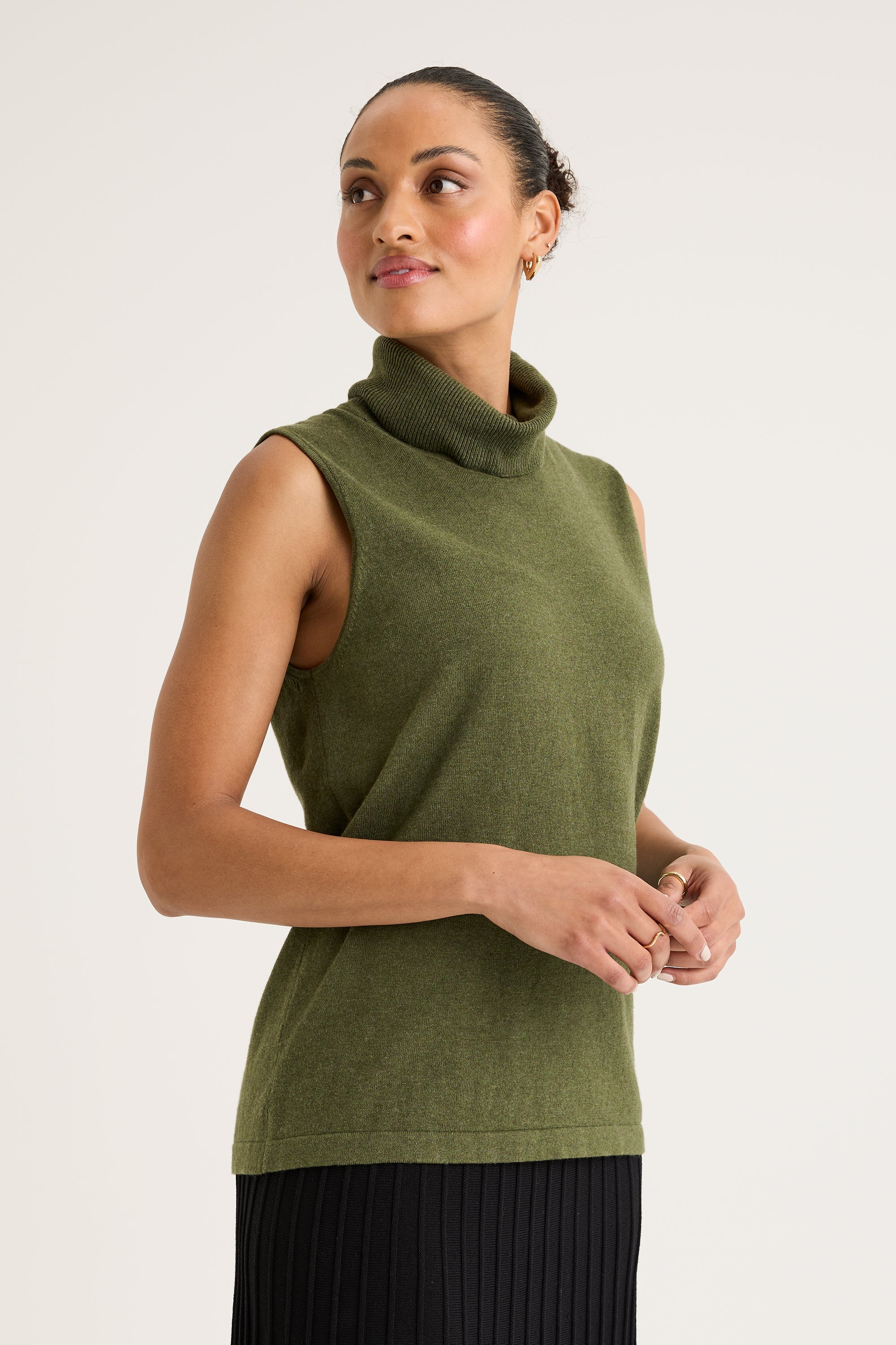 Yarra Trail Tranquil Knit | Khaki