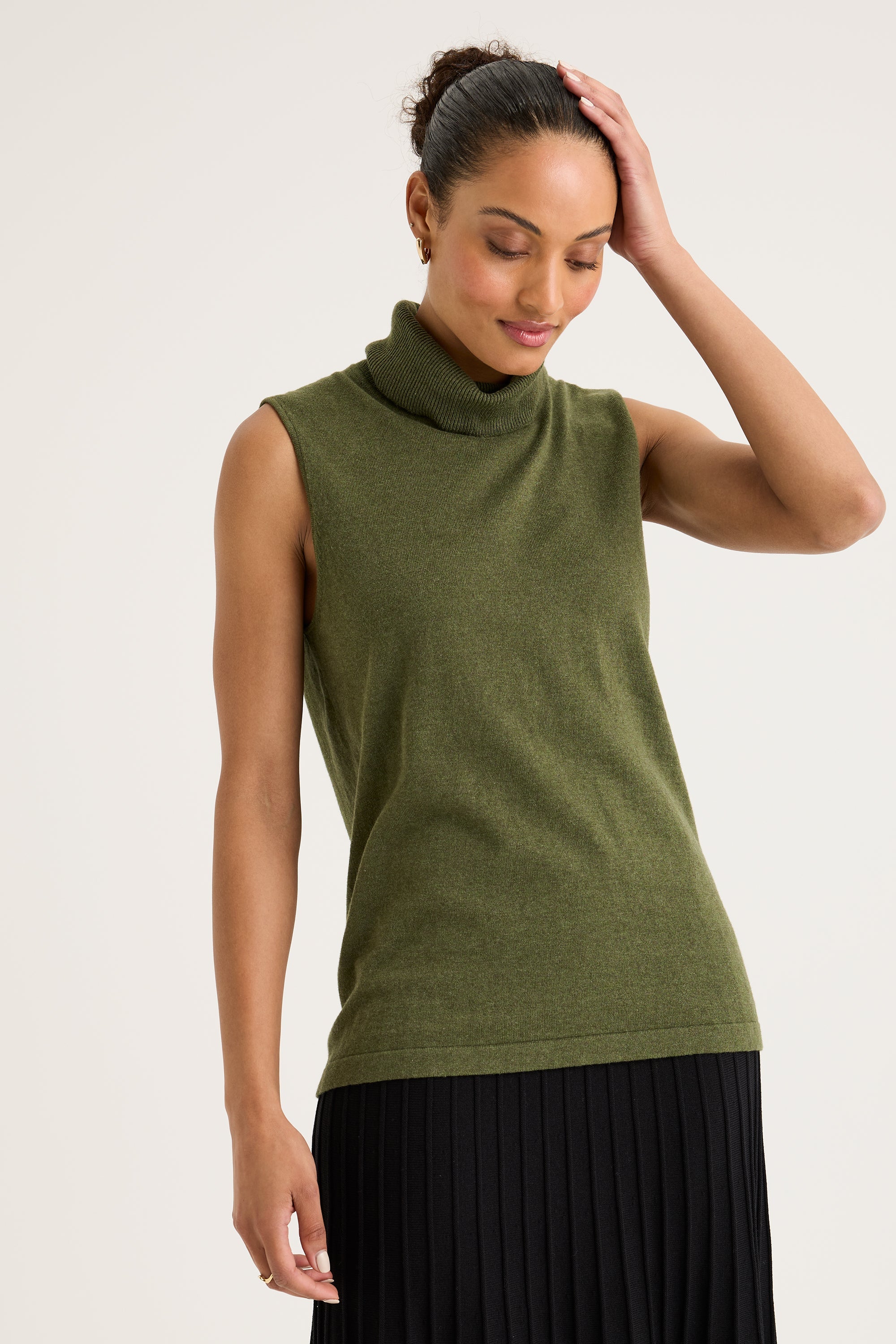 Yarra Trail Tranquil Knit | Khaki