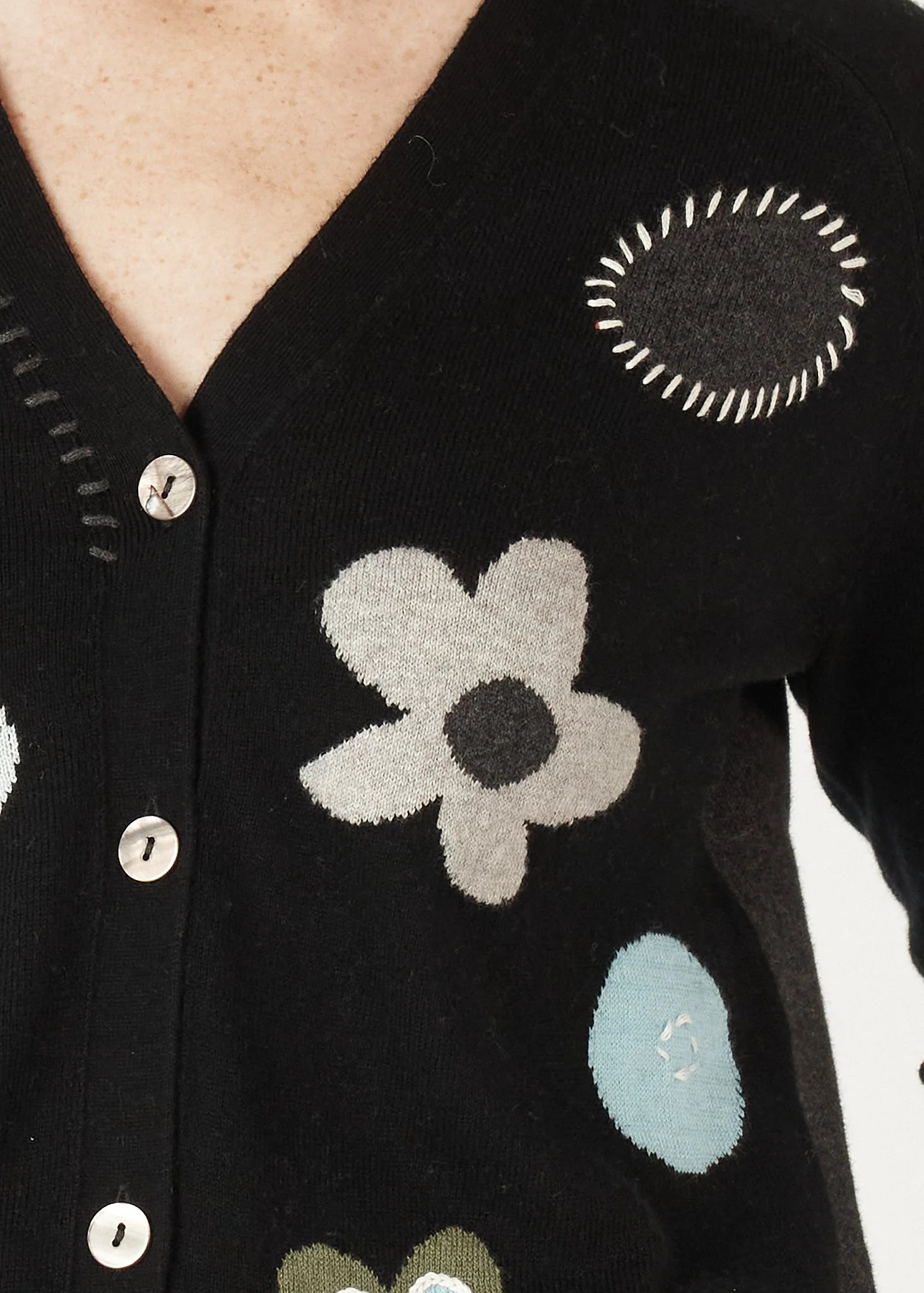 Zaket & Plover Happy Cardi | Black