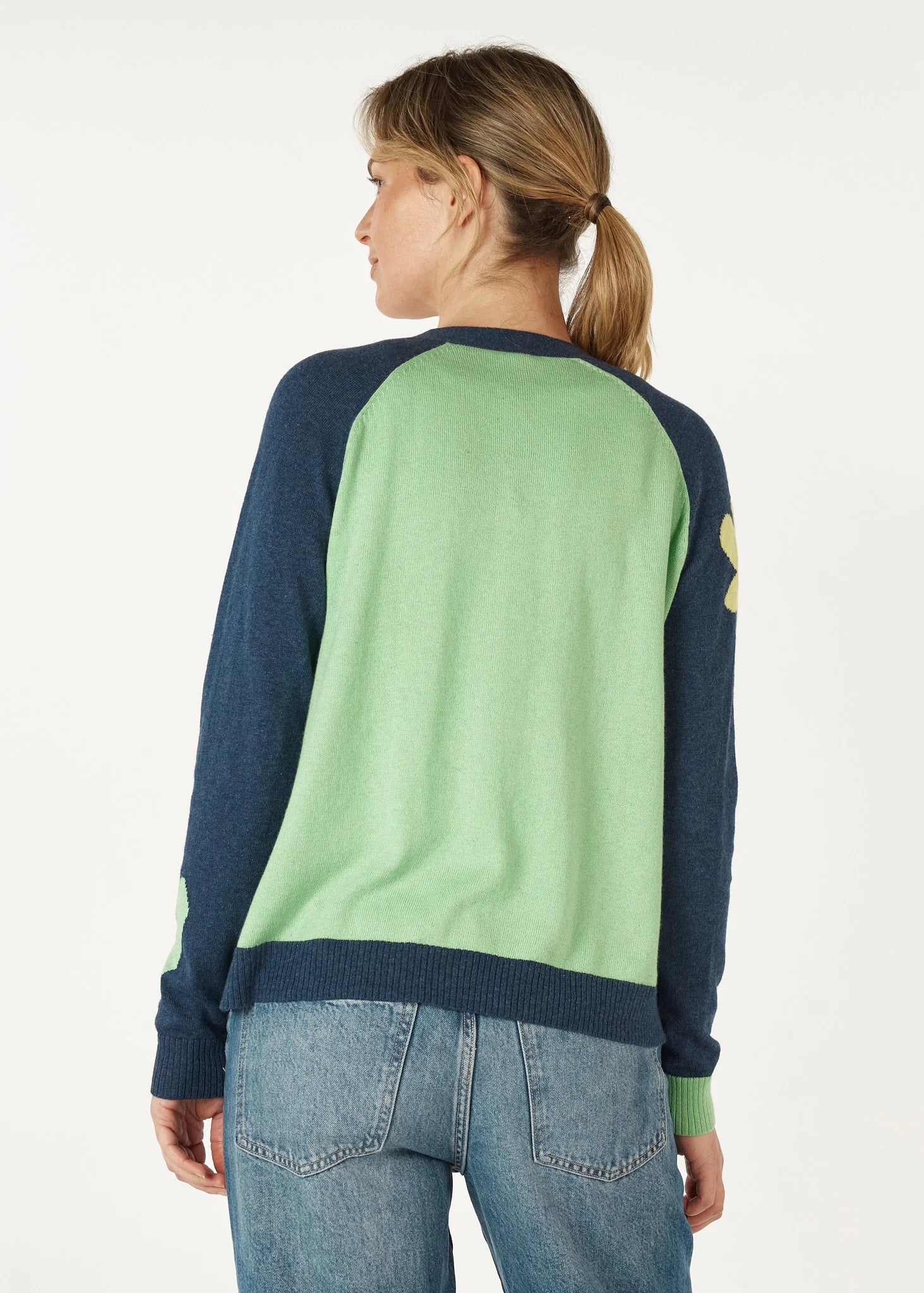 Zaket & Plover Happy Cardi | Denim