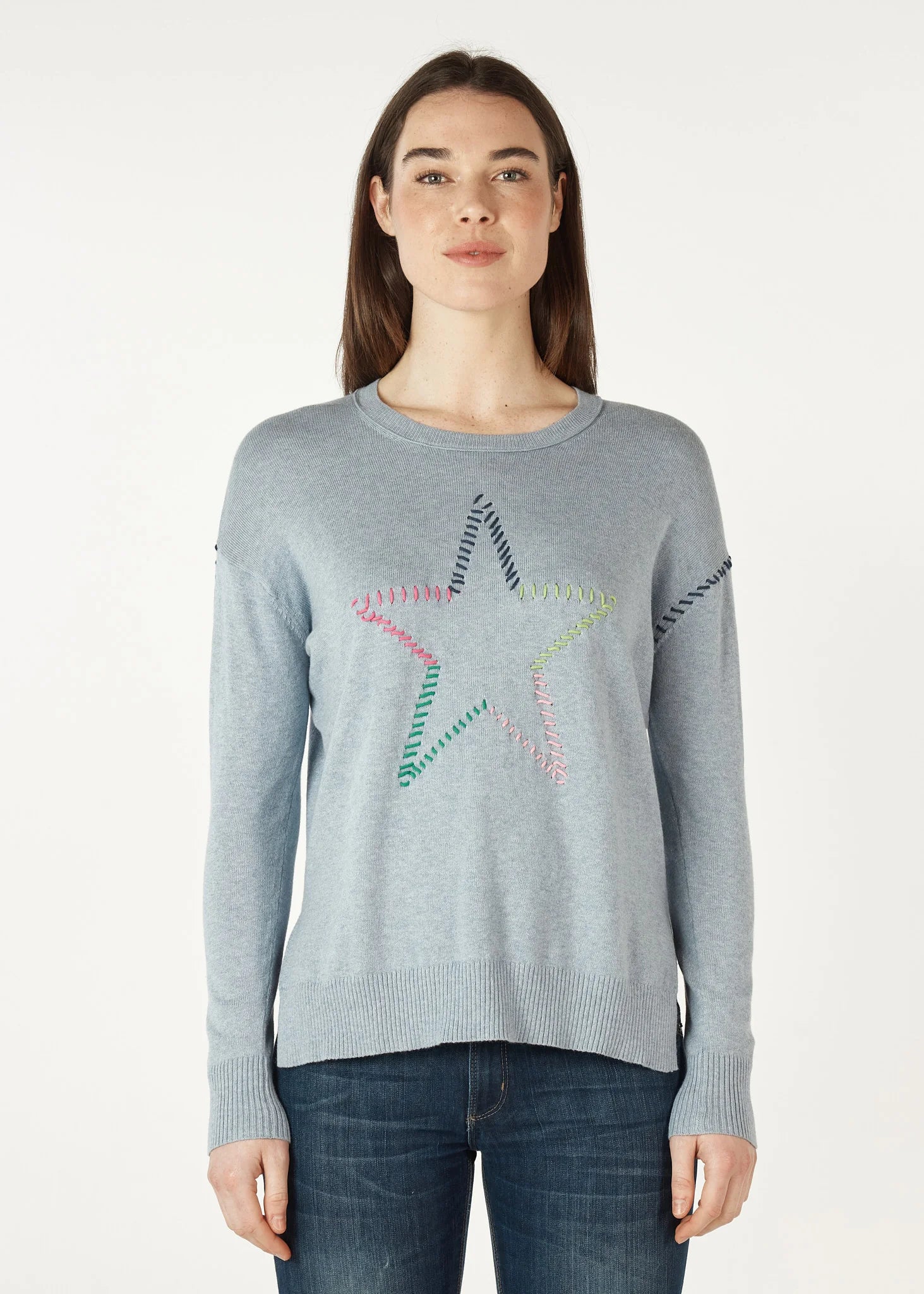 Zaket & Plover Super Star Jumper | Chambray