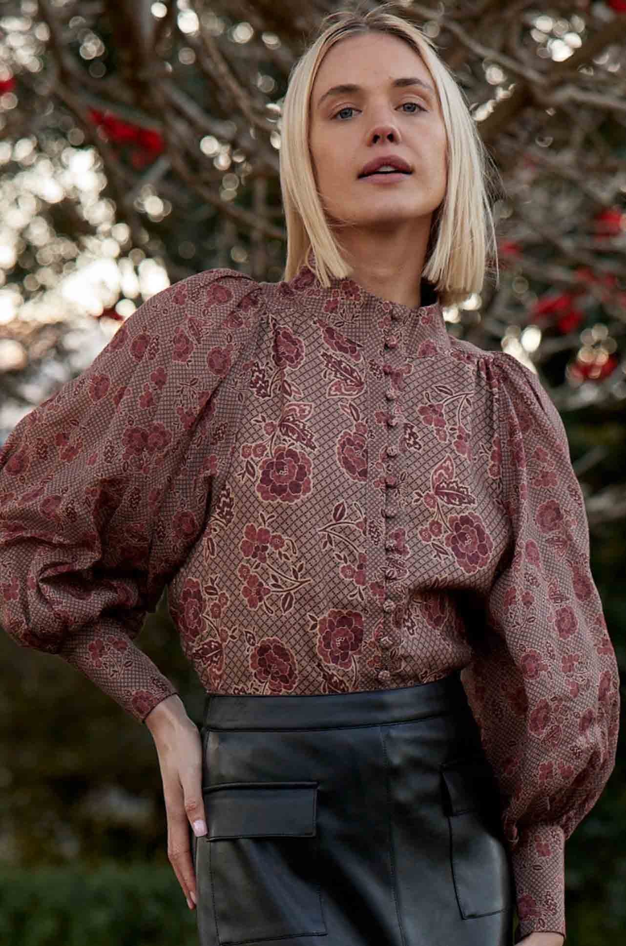 Zoe Kratzmann Atlas Top | Mumbai Bloom