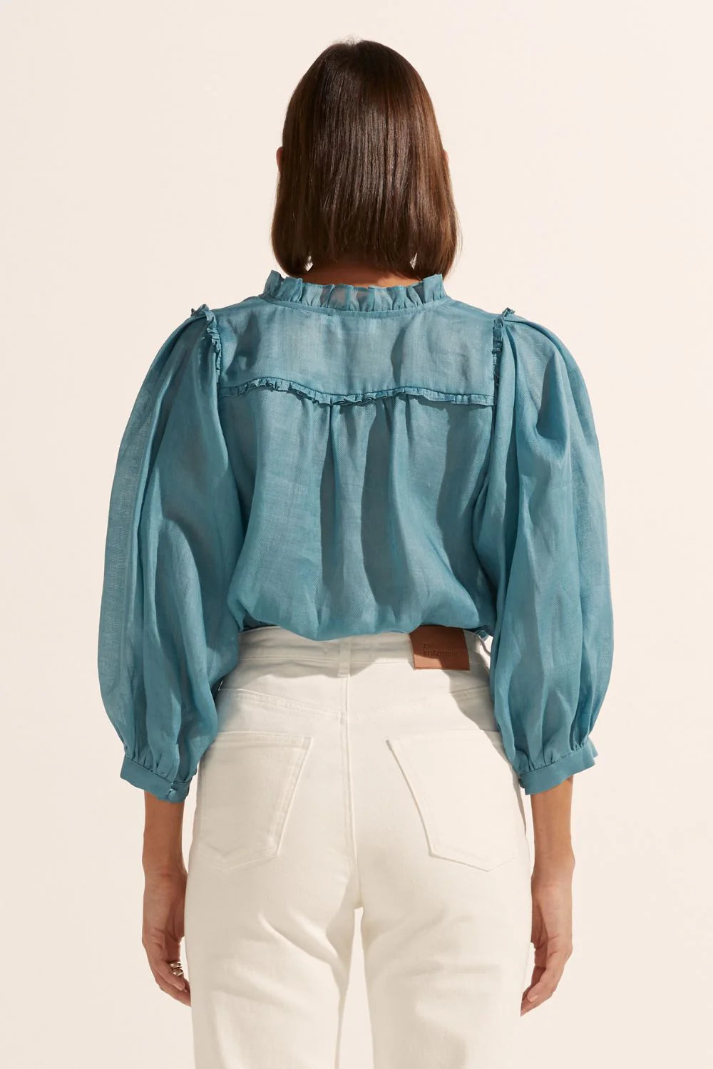 Zoe Kratzmann Brigade Top | Sea Blue