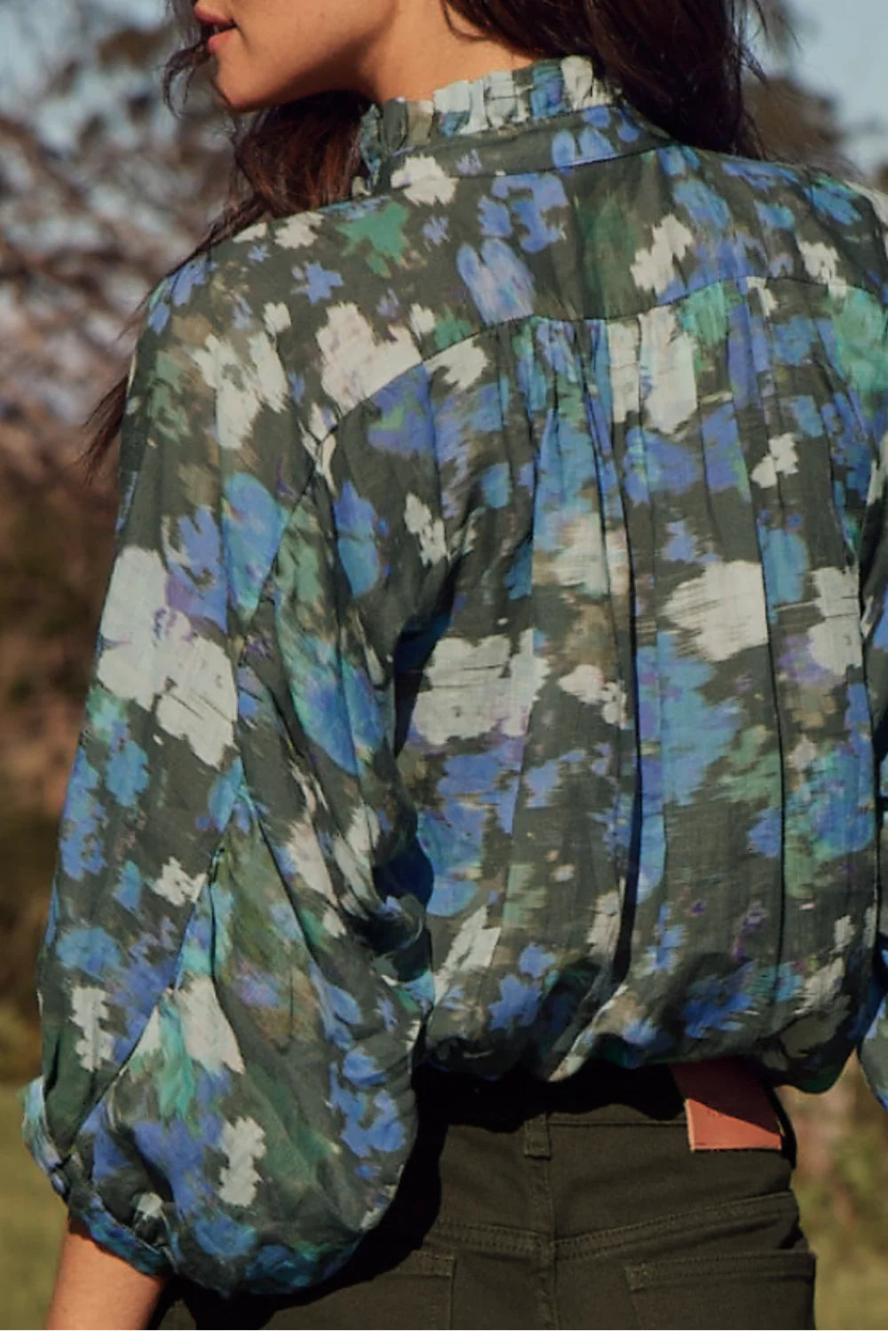 Zoe Kratzmann Crescendo Top | Forest Blur