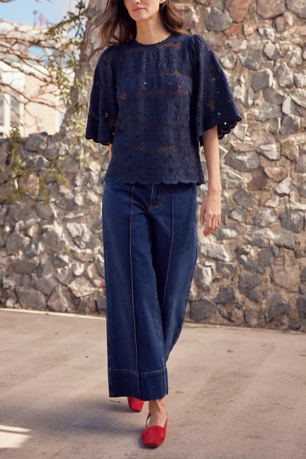 Zoe Kratzmann Intonation Top | Midnight