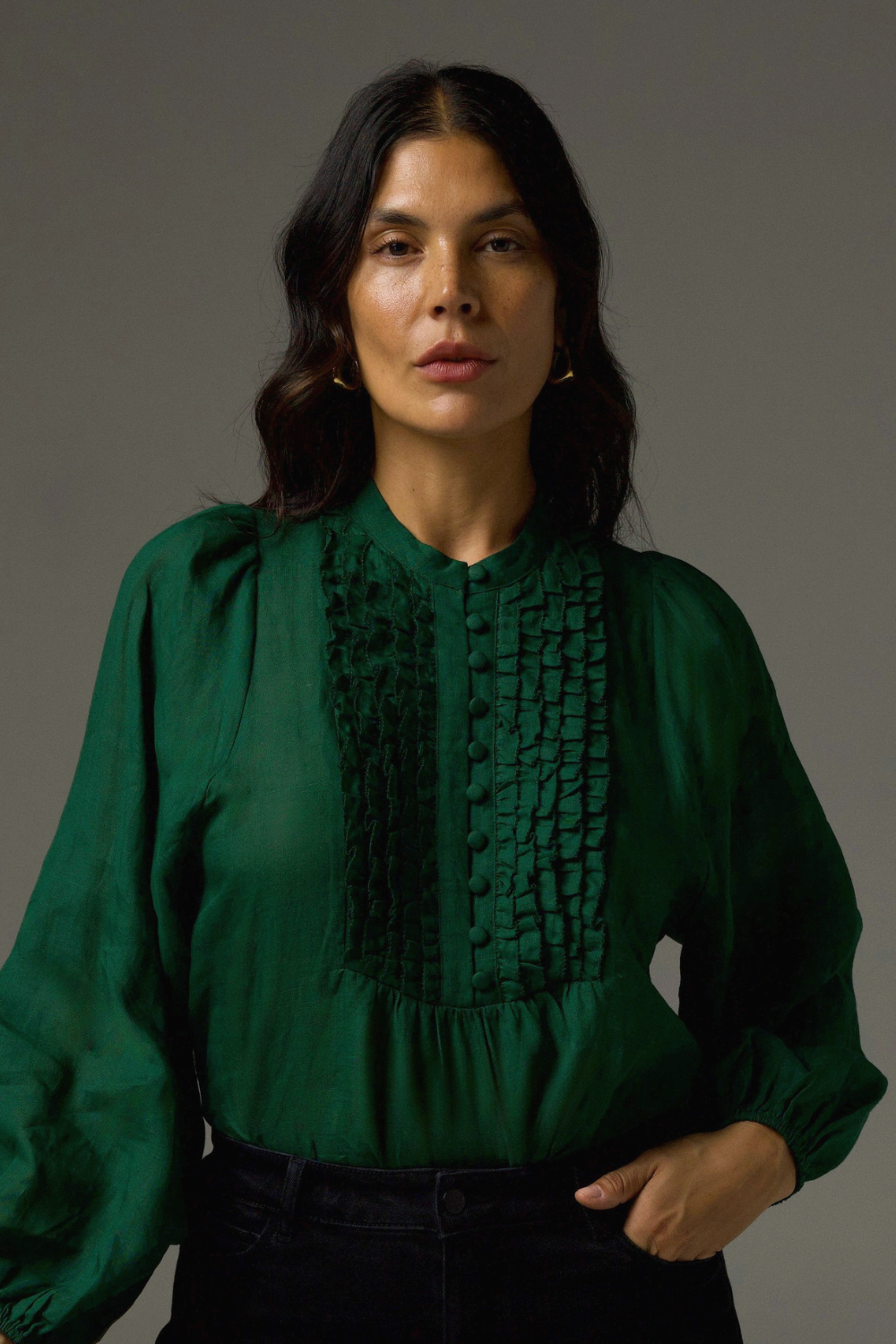 Zoe Kratzmann Passage Top | Emerald