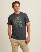 Brakeburn Eat Sleep Bike Tee | Black