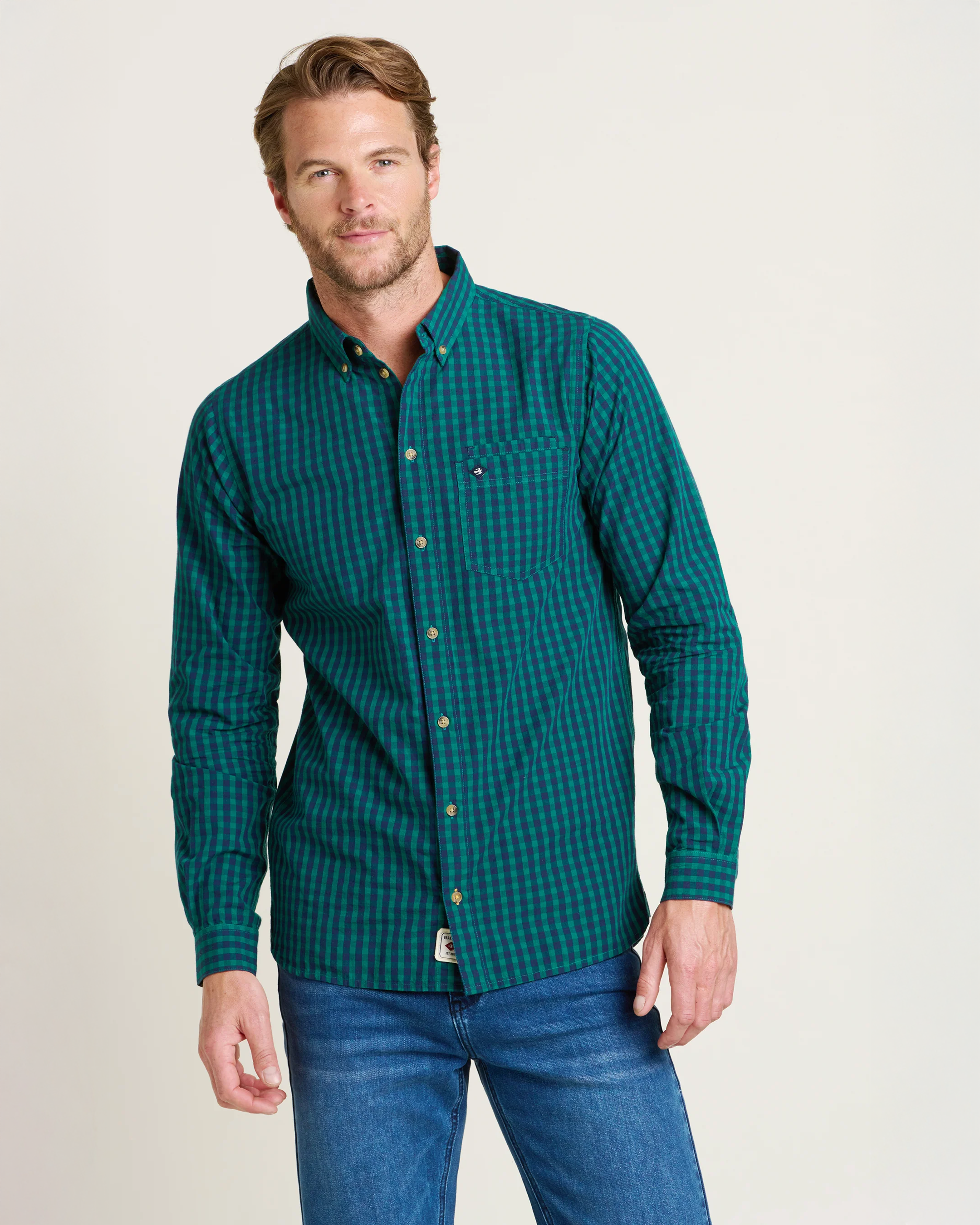 Brakeburn Gingham Shirt | Check