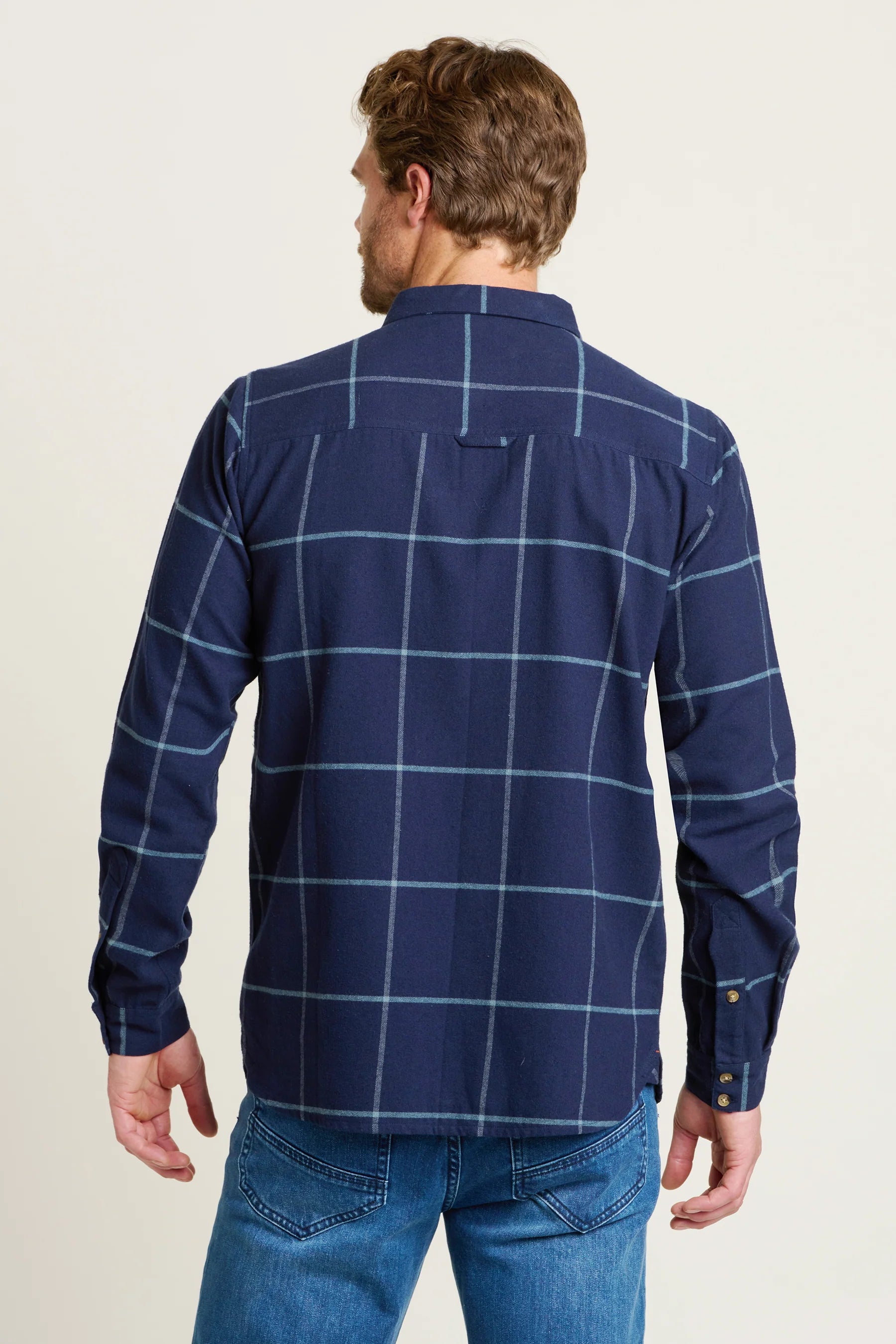 Brakeburn Check Shirt | Navy