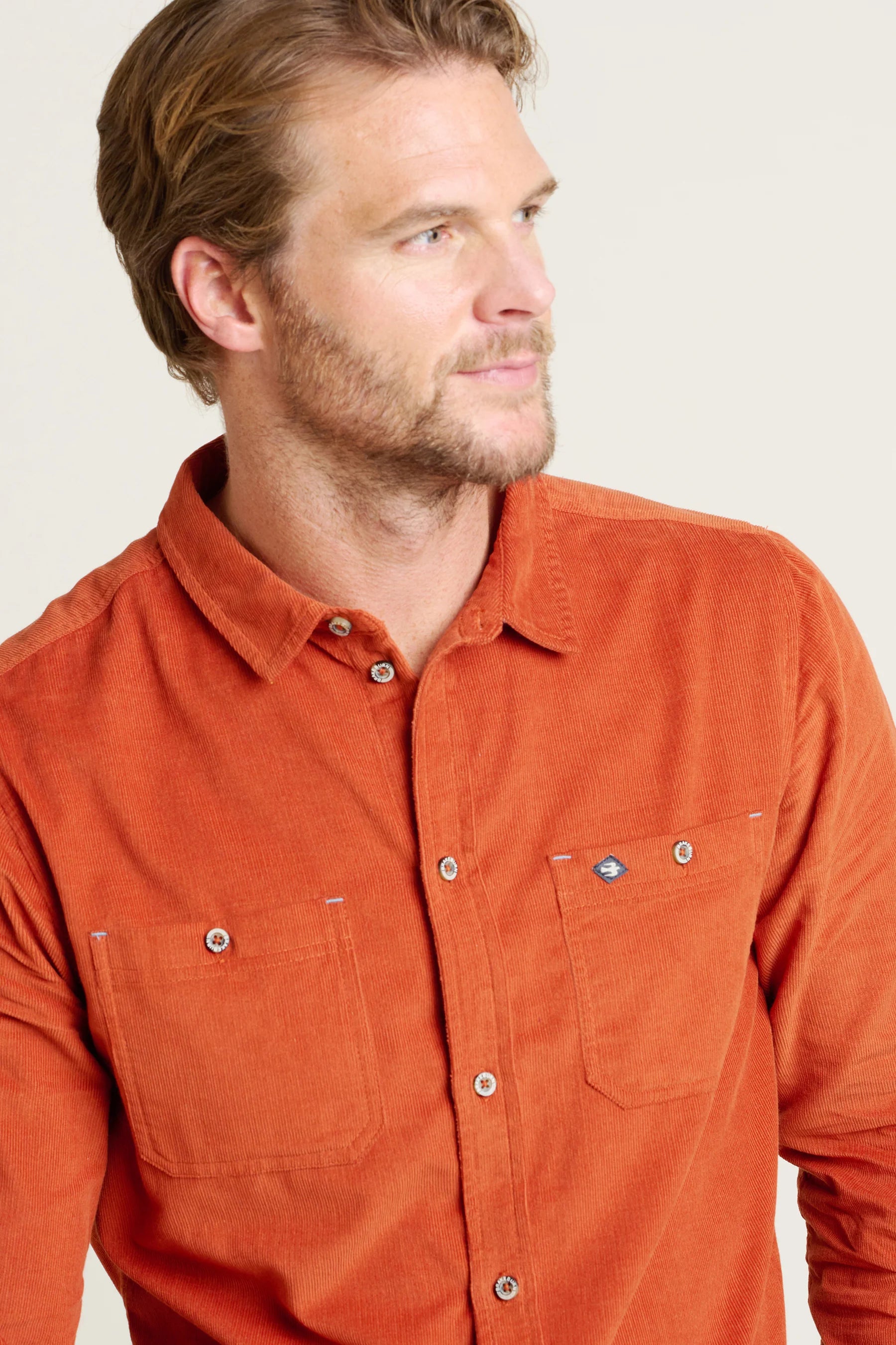 Brakeburn Cord Shirt | Rust