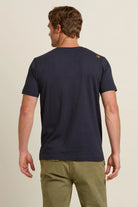 Brakeburn Half Tone Surf Tee | Navy