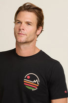 Brakeburn Linear Mountain Tee | Black
