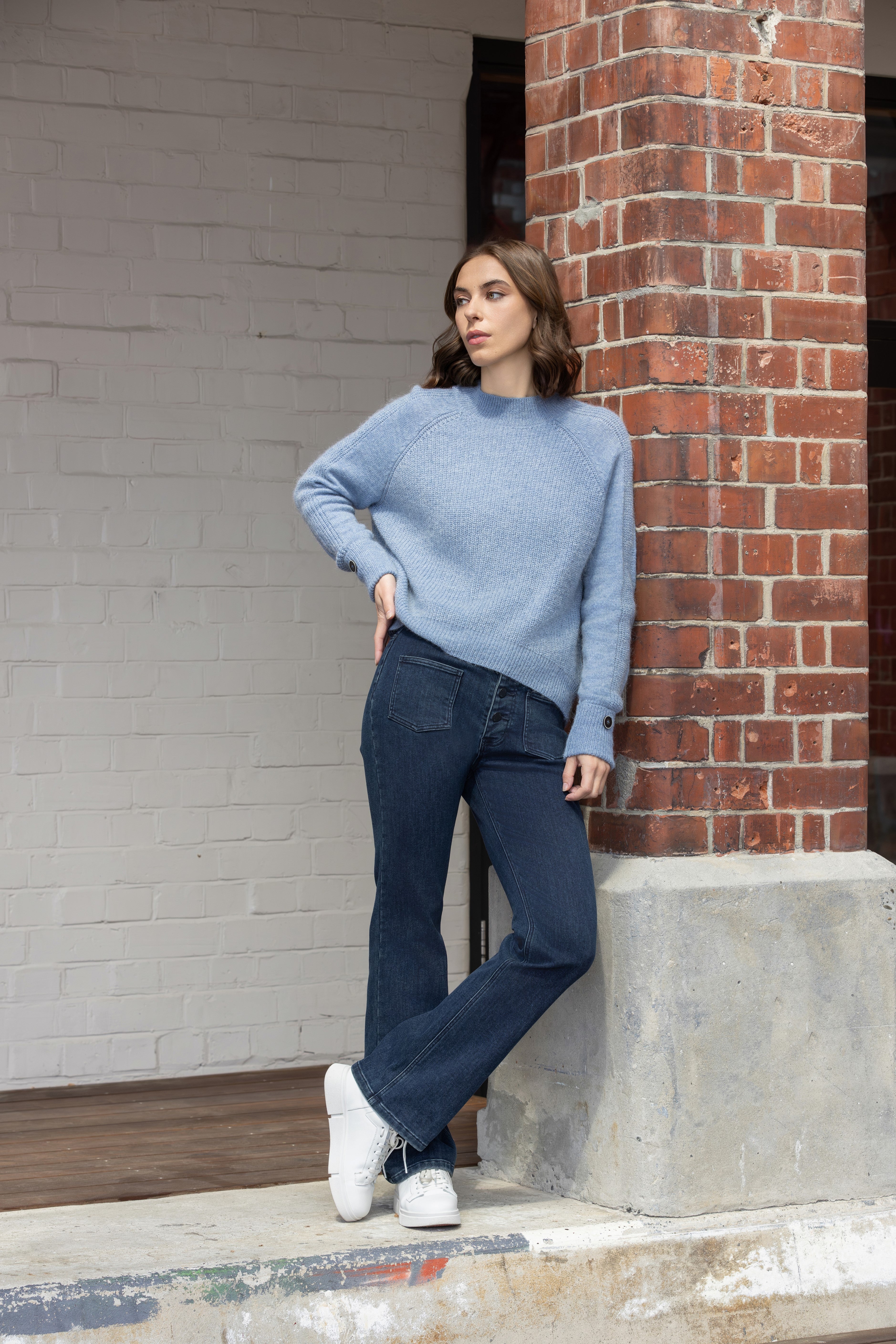 Knewe 2028 Mia Sweater | Sky Blue