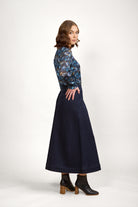 Knewe 4030 Perry Skirt | Ink Denim