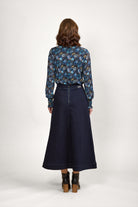 Knewe 4030 Perry Skirt | Ink Denim