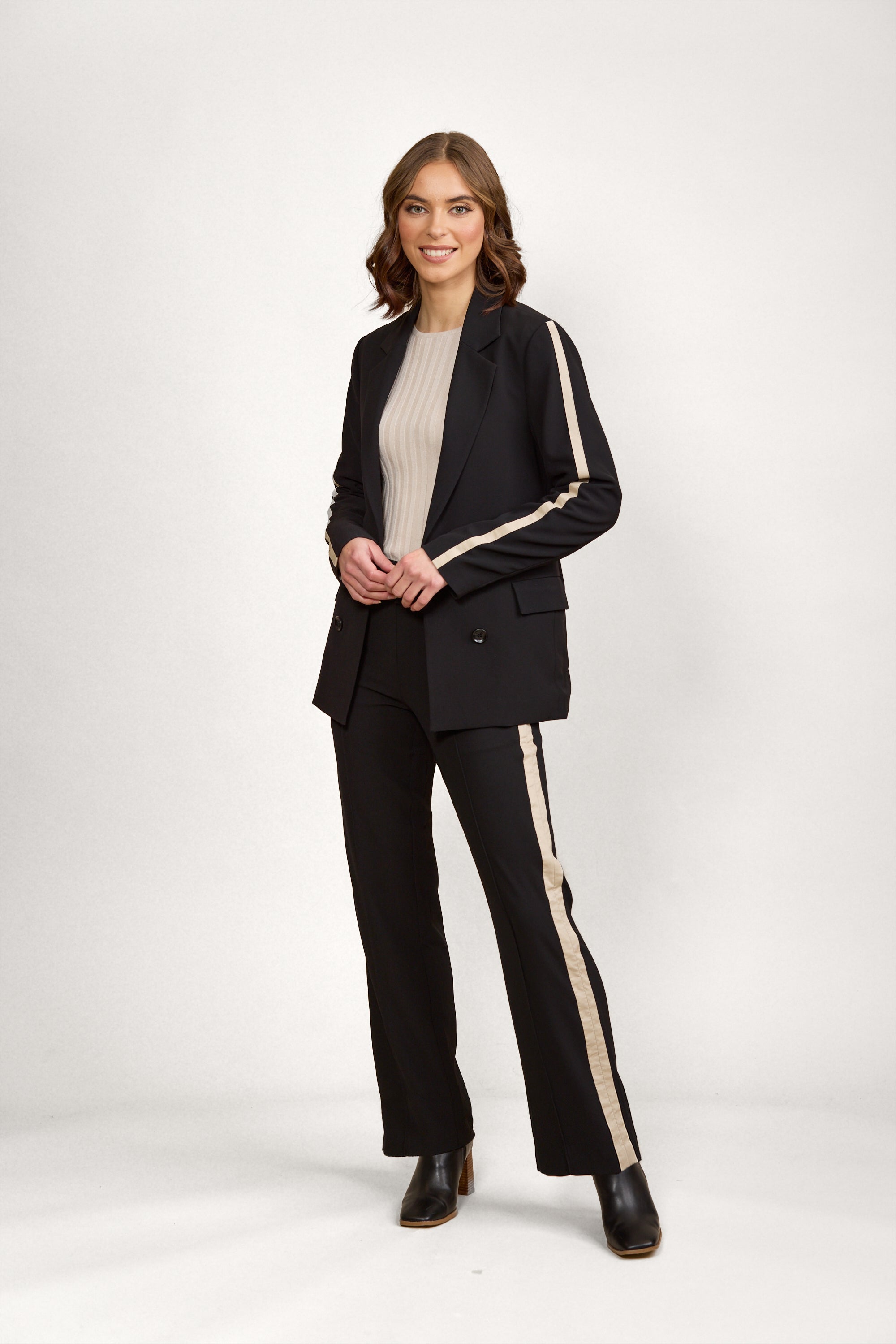 Knewe  Bowie Pant | Black/Oat