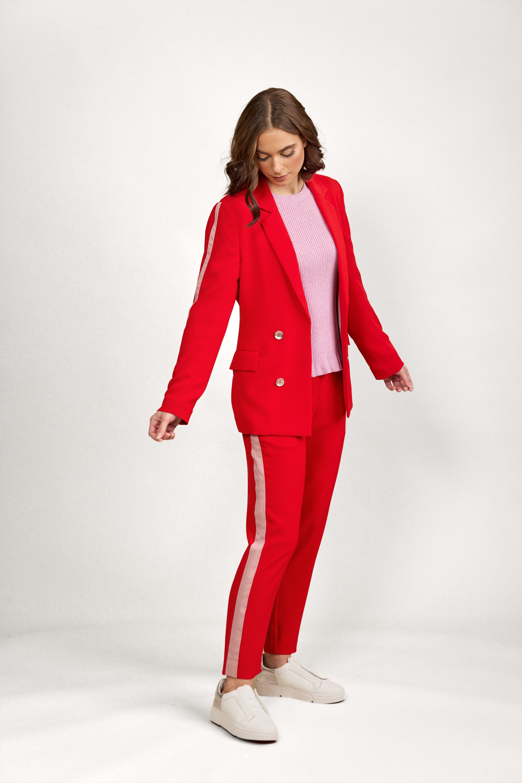 Knewe 7092 Crew Pant | Chilli/Rose