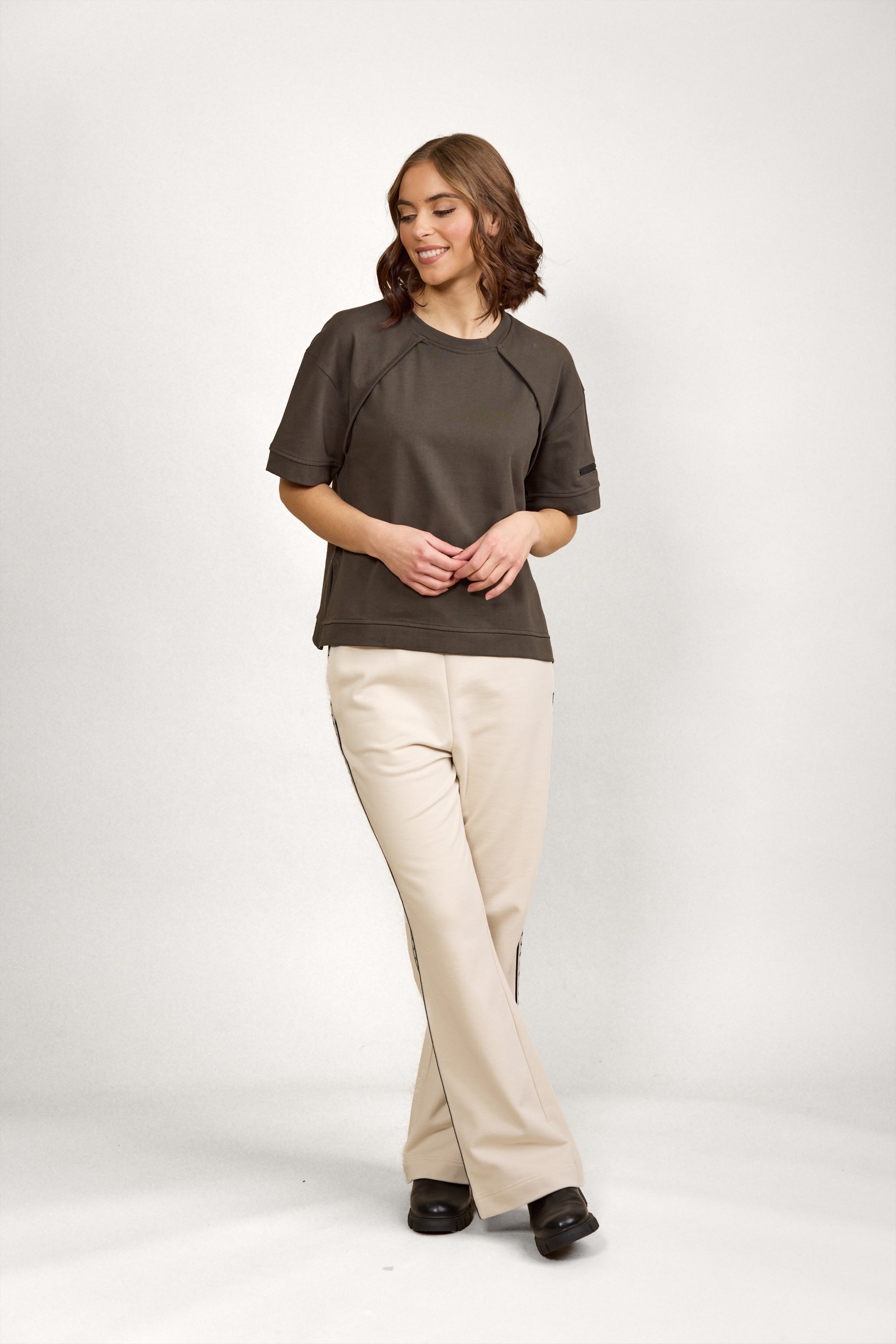 Knewe 7101 Rebel Wide Leg | Stone
