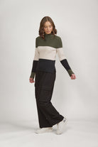 Knewe 2036 Cruze Sweater | Hunter/Oat/Blk