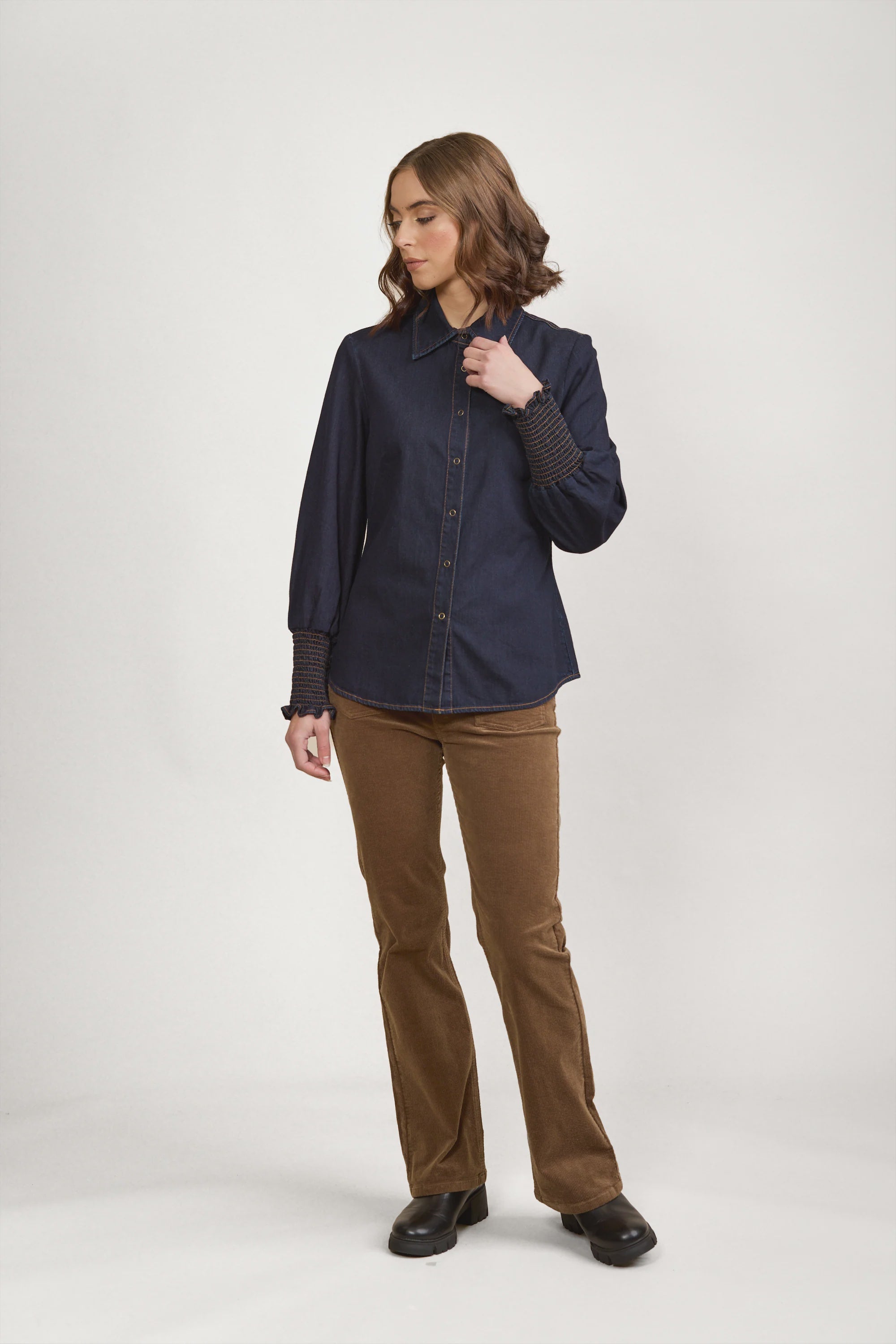 Knewe 5094 Ford Shirt | Dark Denim