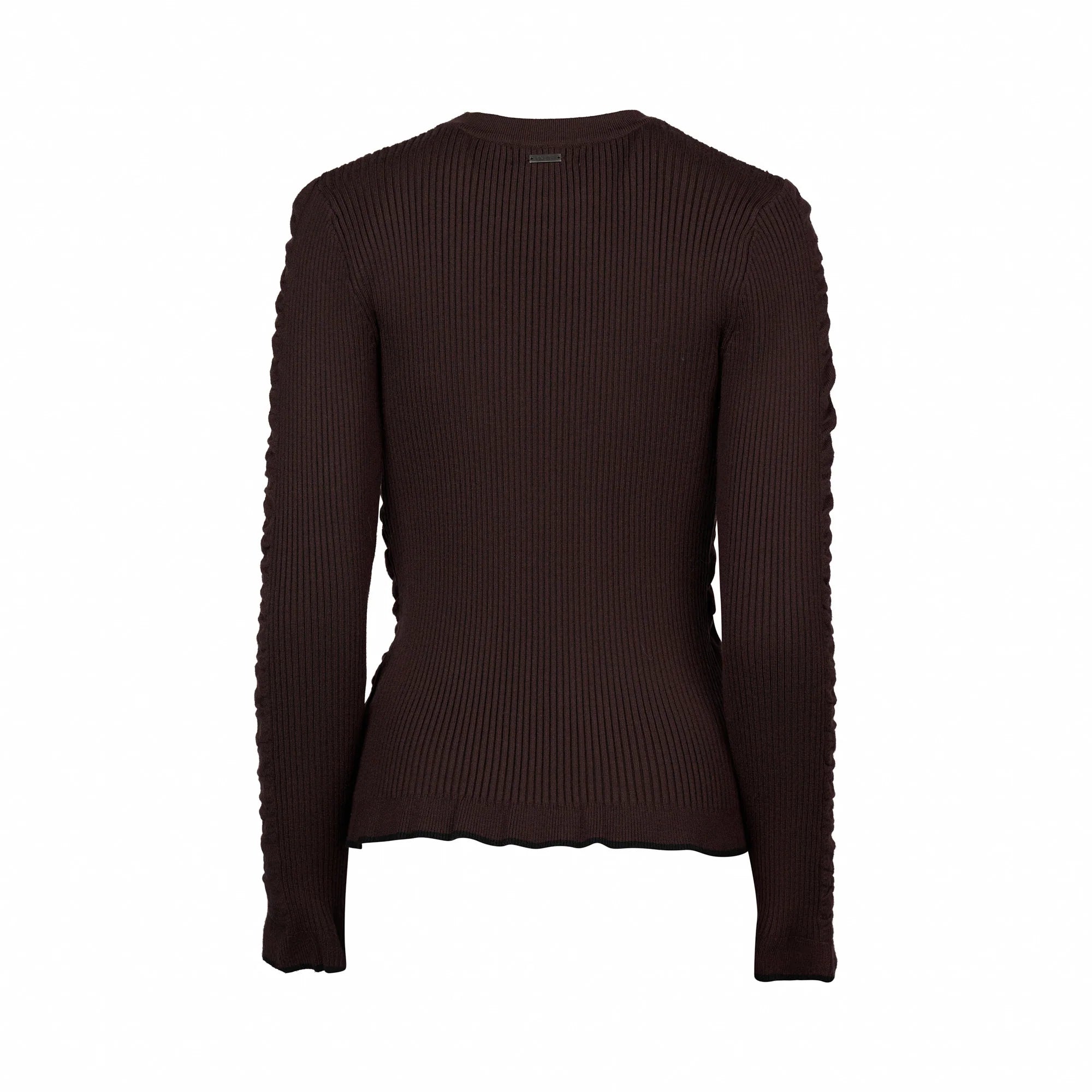 Knewe 2031 Luxe Sweater | Chocolate/Black