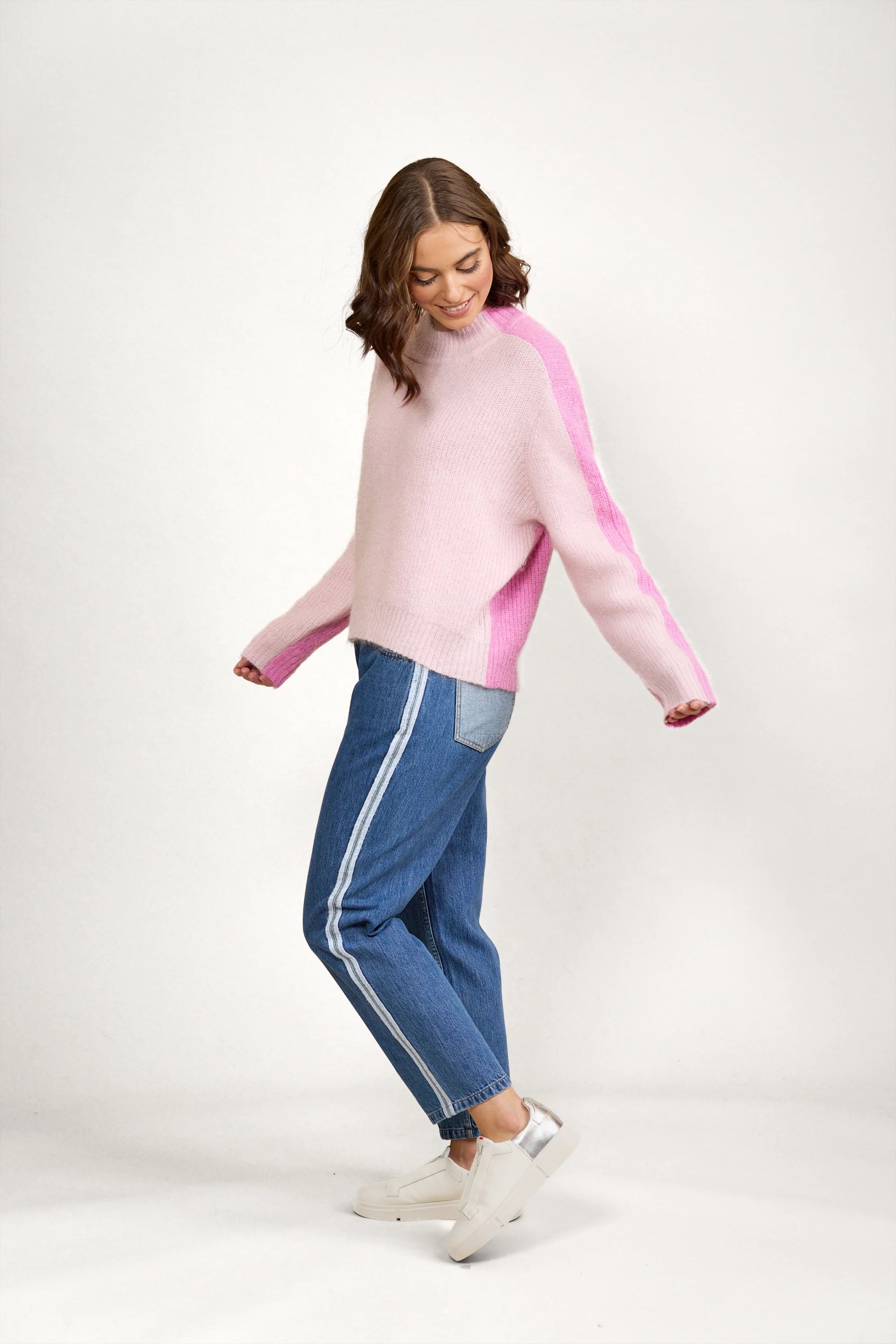 Knewe 2033 Two Tone Sweater | Candyfloss